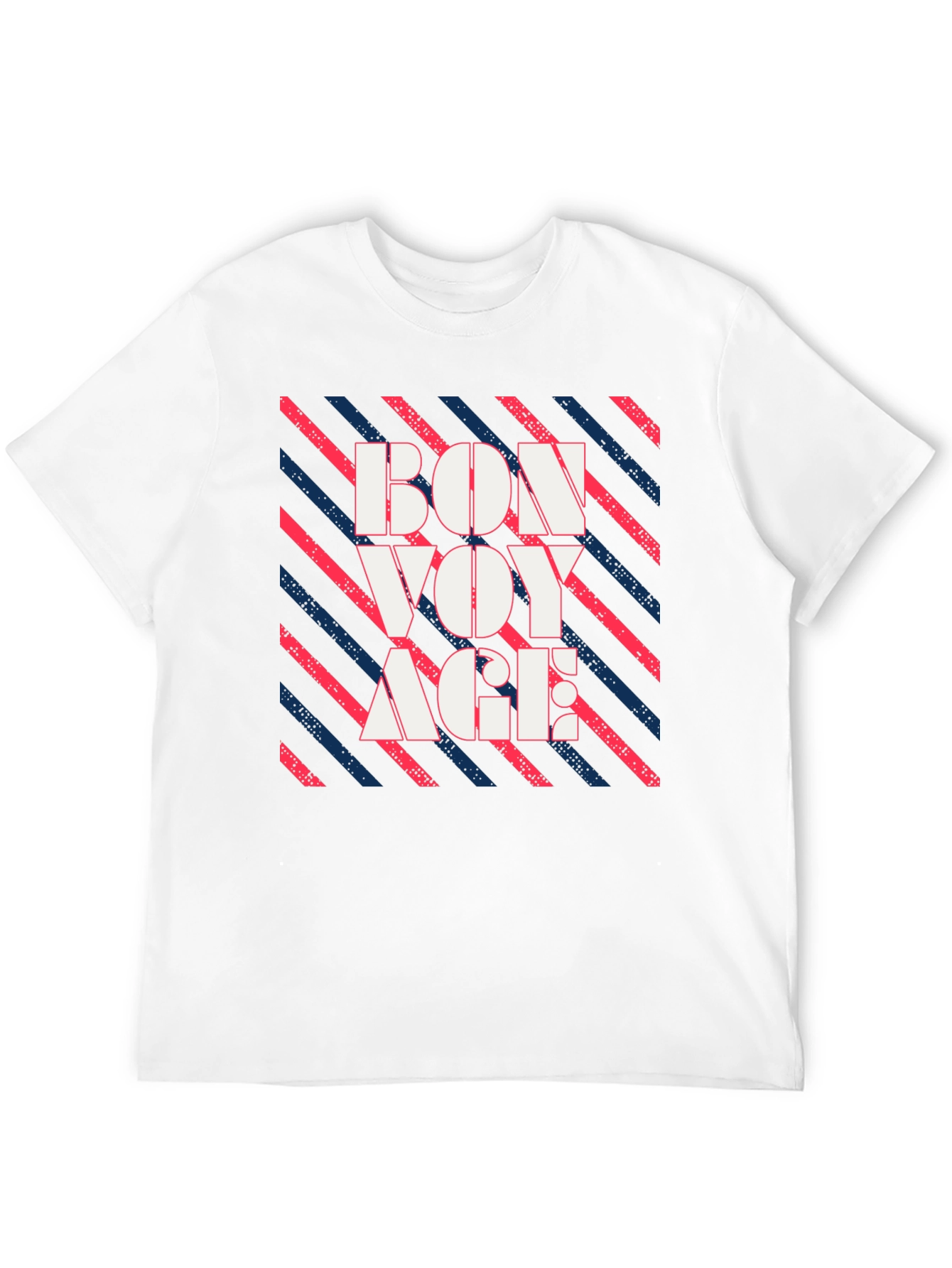 Bon Voyage Graphic Print Tee - Stylish Comfort