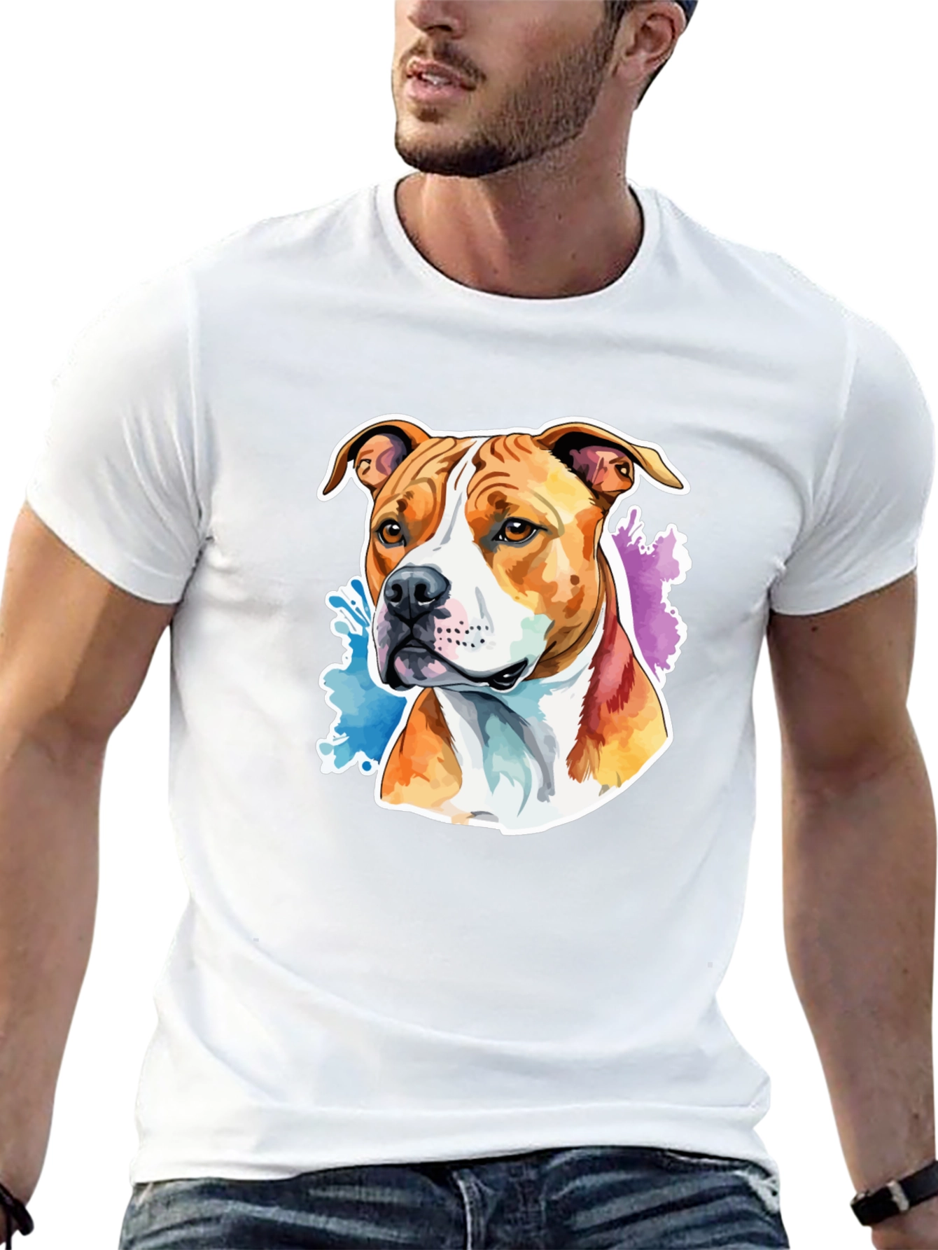 Dog Breed Art Graphic T-Shirt
