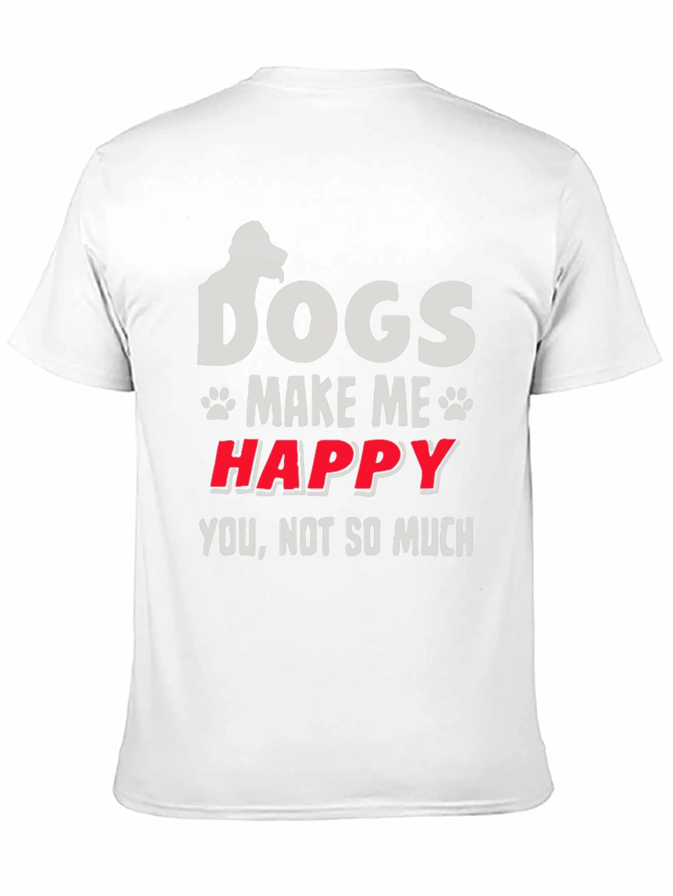 Dogs Make Me Happy Graphic Tee
