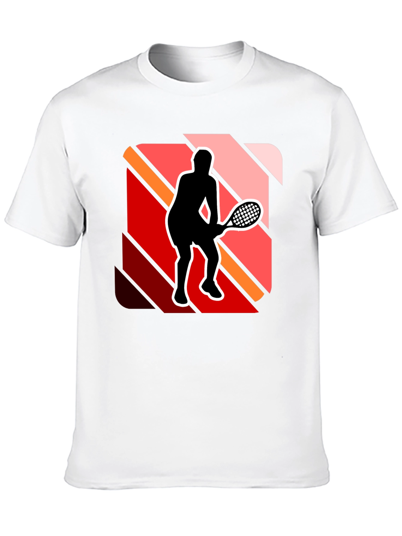 Retro Squash Player Graphic Tee
