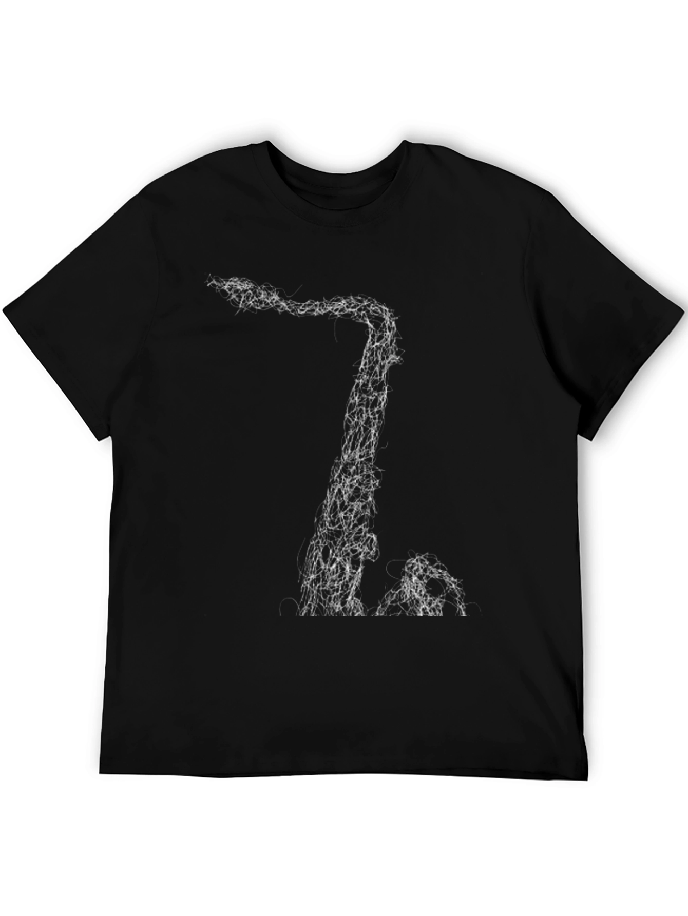 Abstract Black T-Shirt