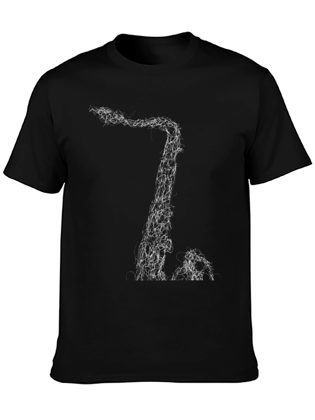 Abstract Black T-Shirt