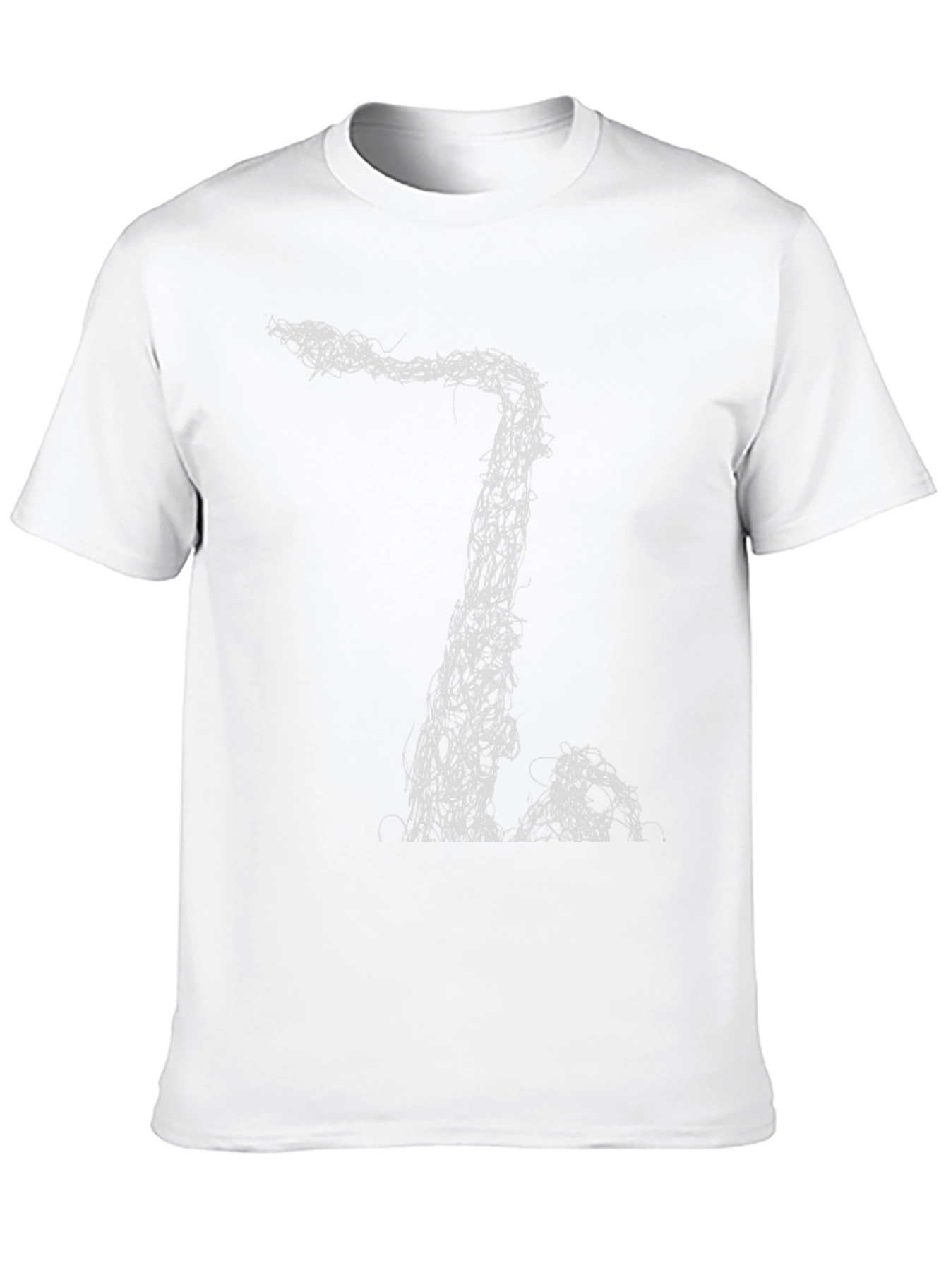 Abstract Black T-Shirt
