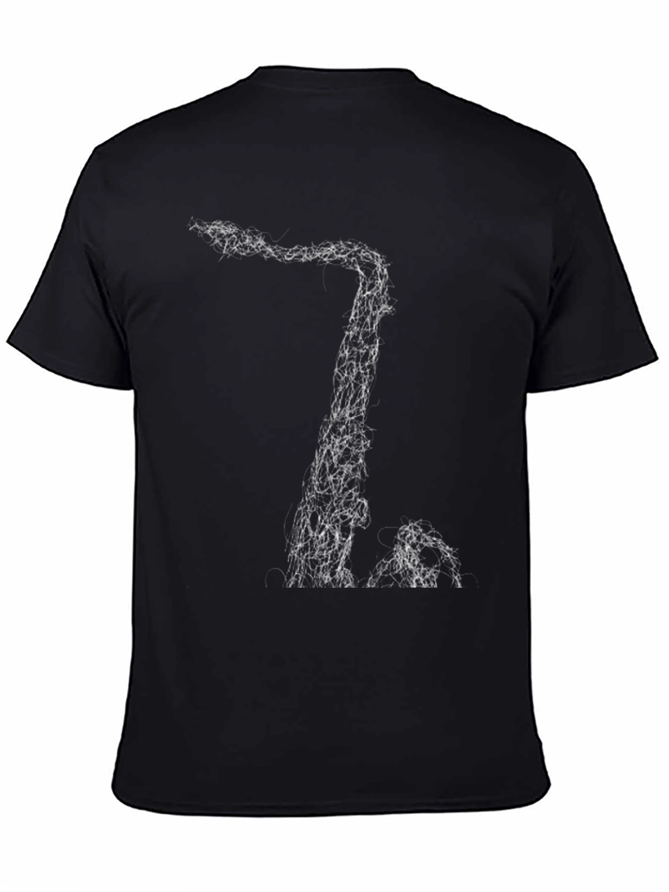 Abstract Black T-Shirt