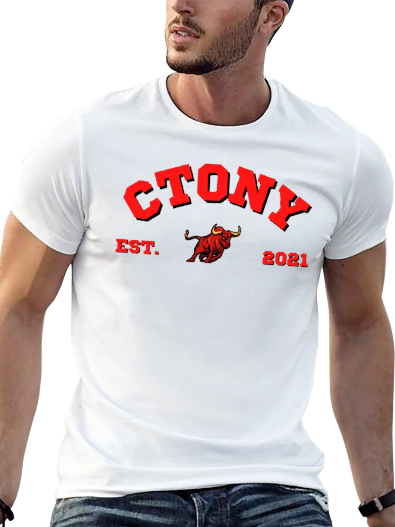 CTONY Est. 2021 Graphic Tee - Bull Design