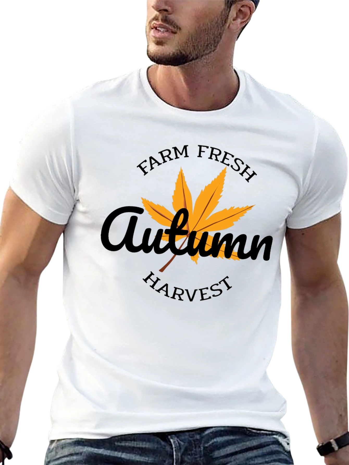 Farm Fresh Autumn Harvest Graphic T-Shirt