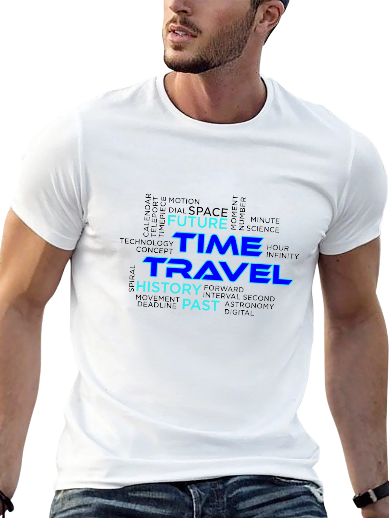 Time Travel T-Shirt - Future History Past Design