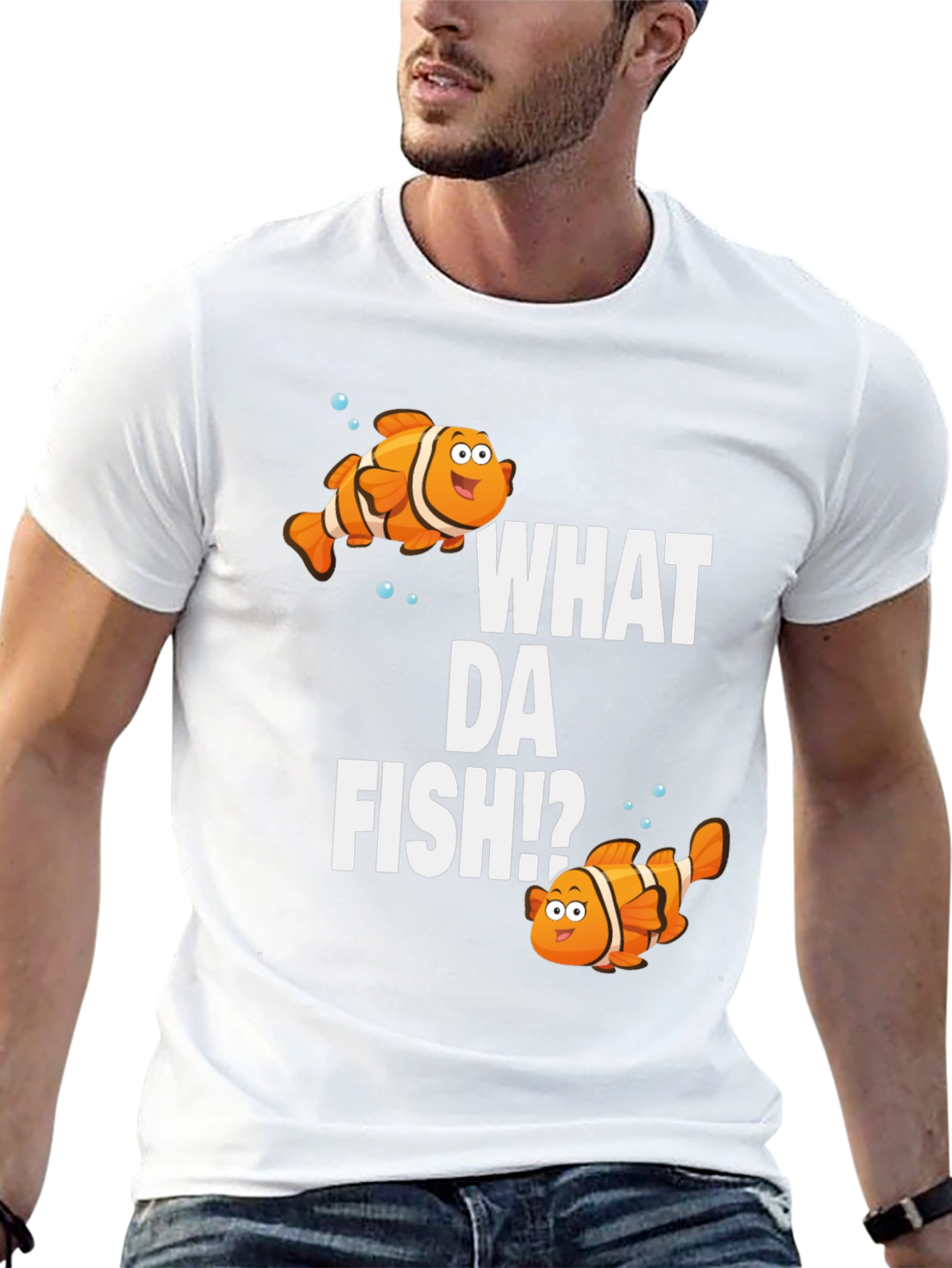What Da Fish T-Shirt - Funny Clownfish Design