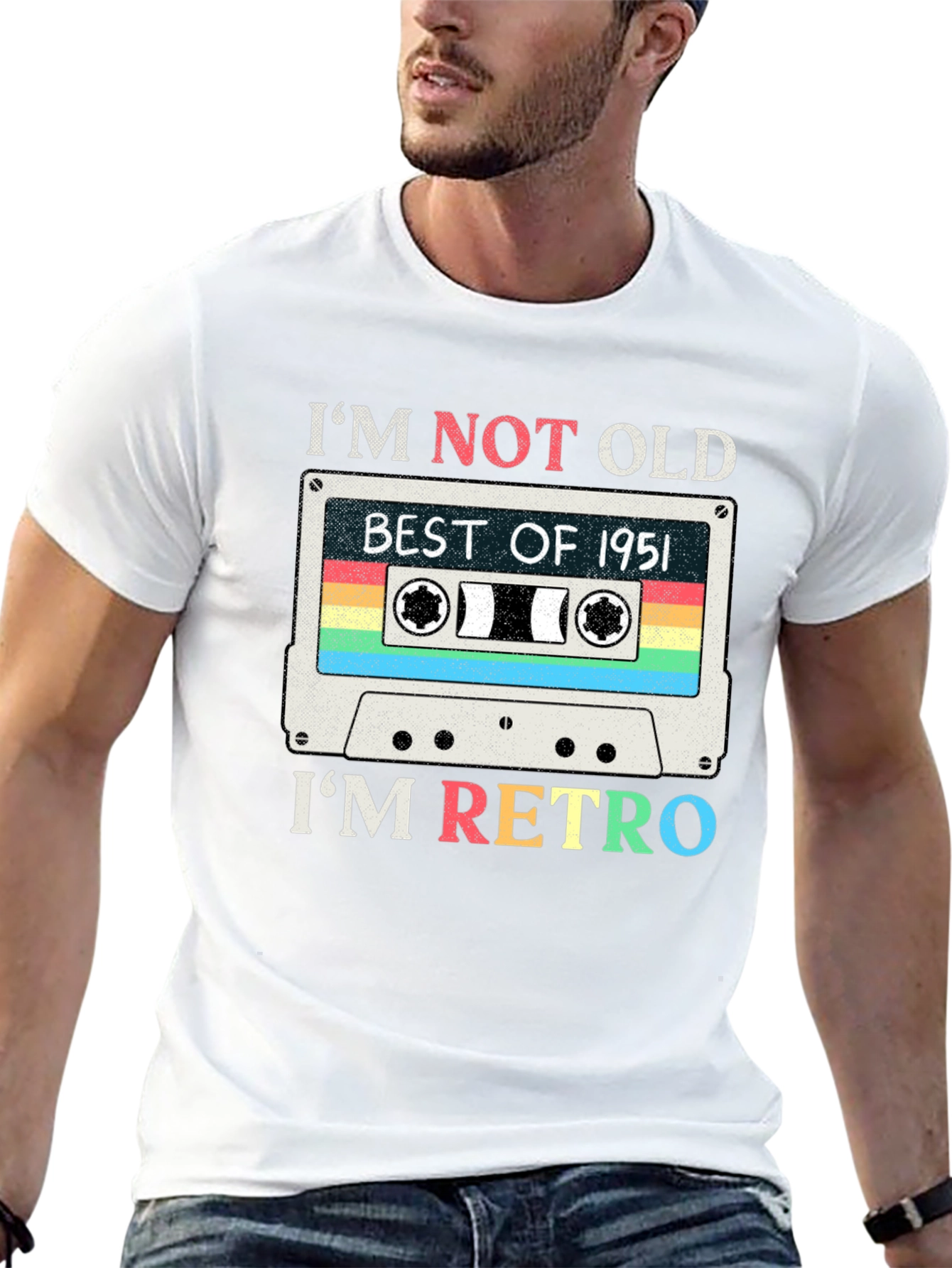 Retro Cassette Tape 1951 Birthday T-Shirt