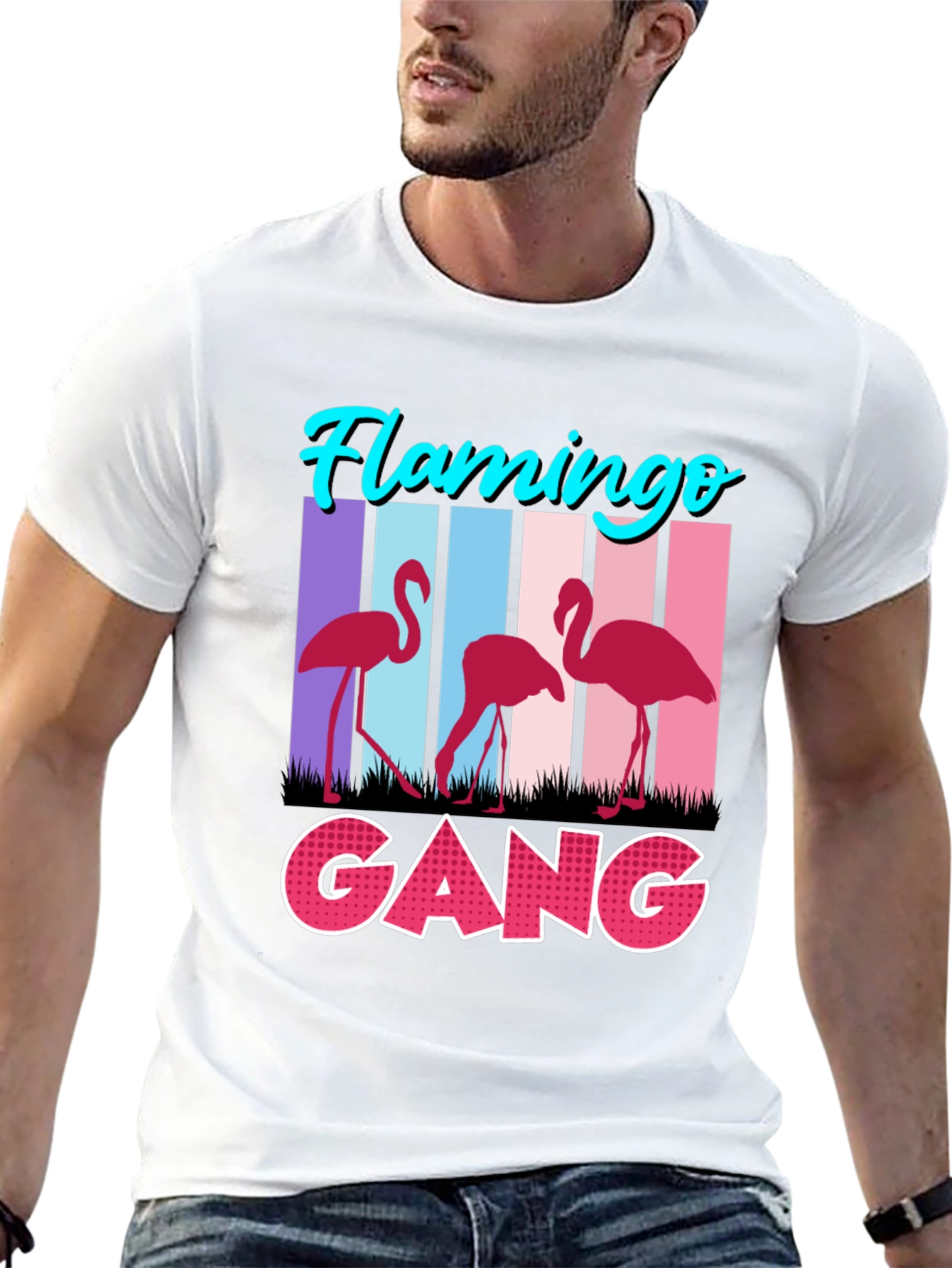 Flamingo Gang Graphic Tee