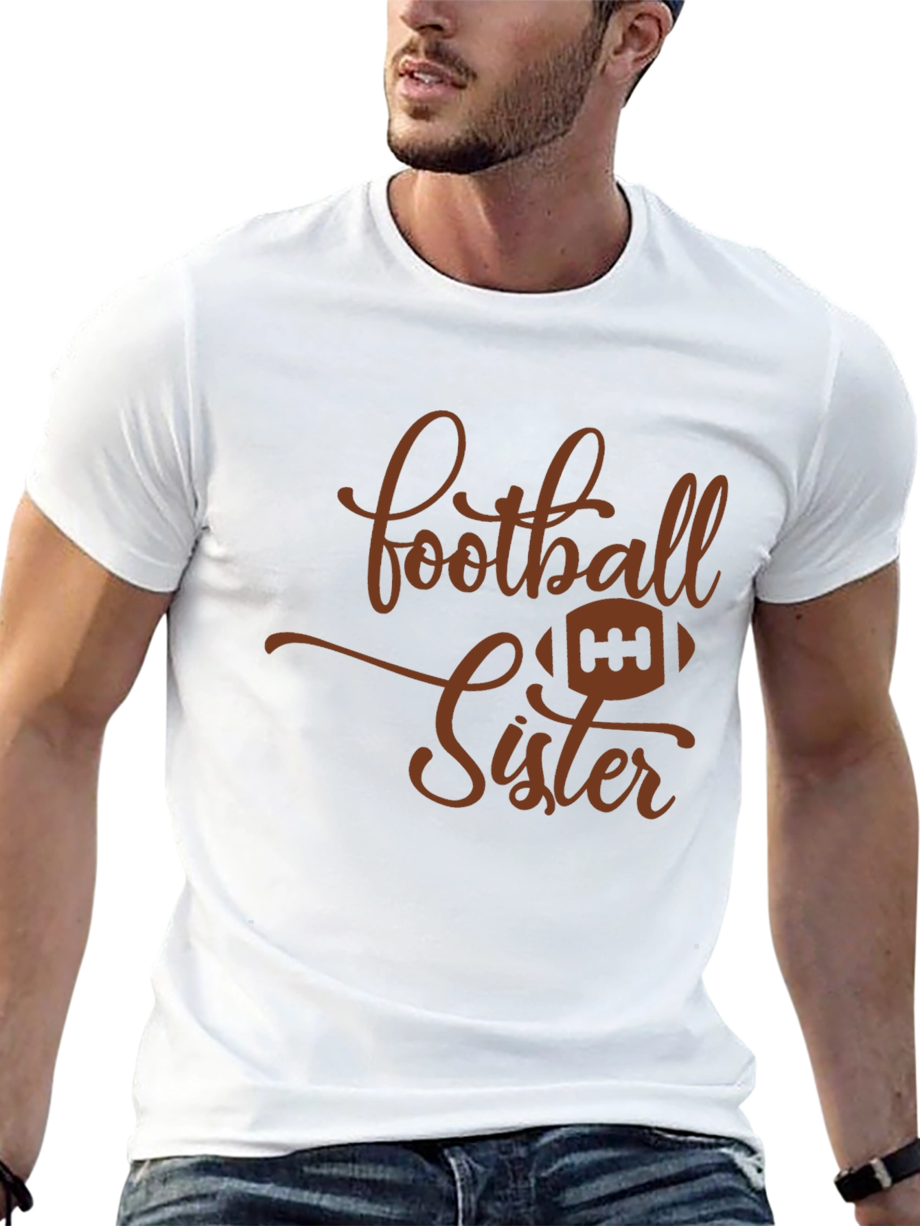 Football Sister Graphic Tee