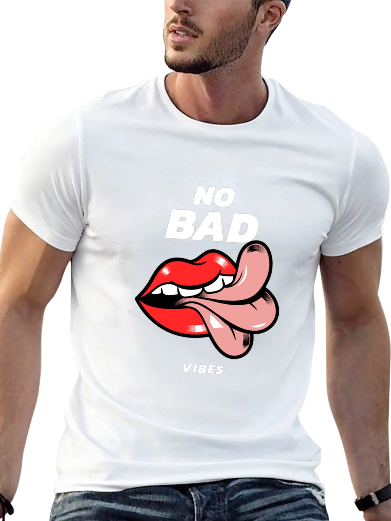 No Bad Vibes Graphic T-Shirt