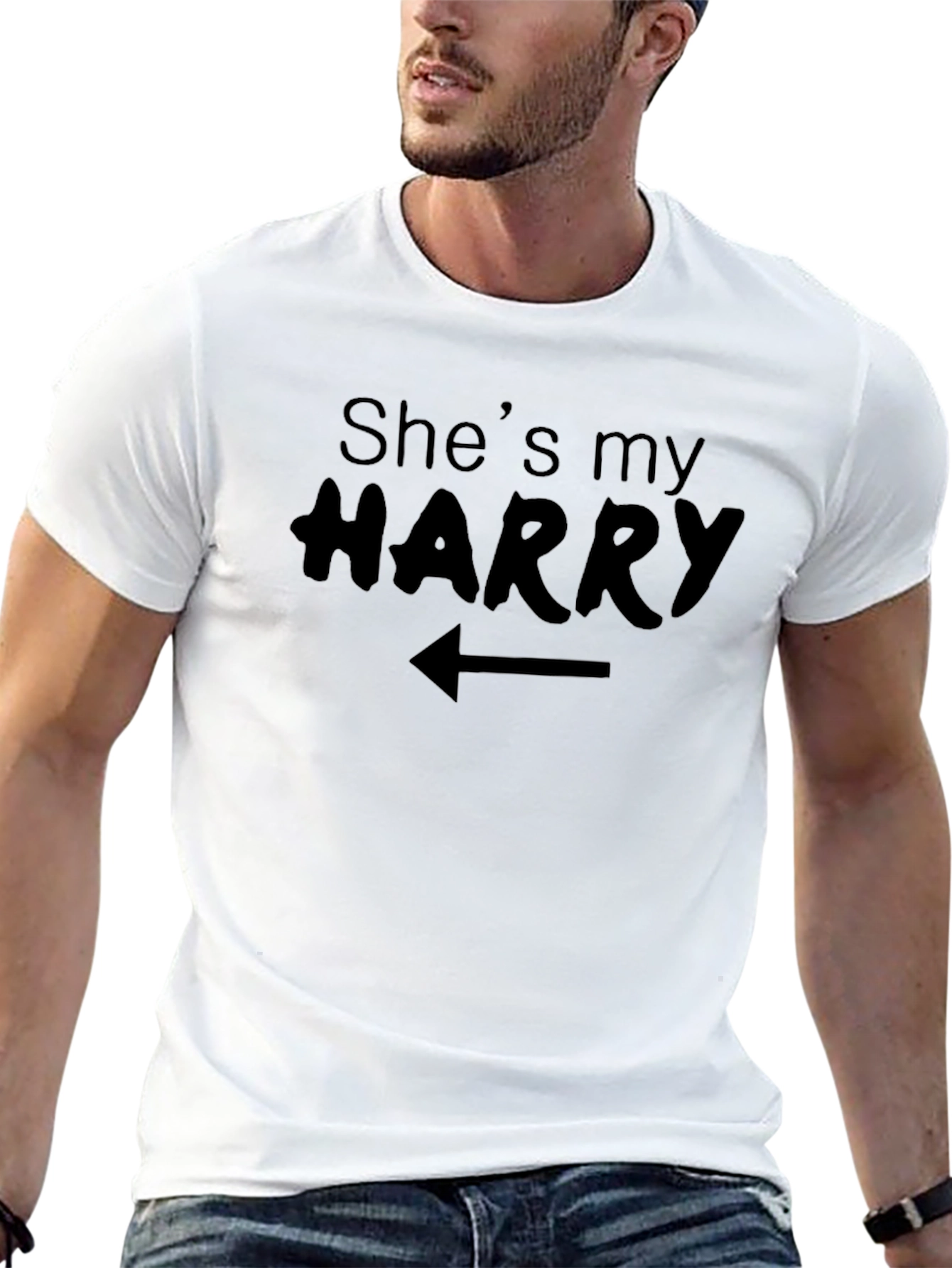 Shes My Harry Graphic T-Shirt - Novelty Couples Tee