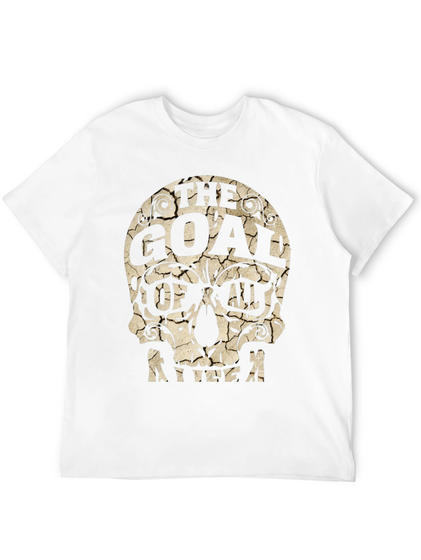 Skull Graphic T-Shirt - The Goal of All Life
