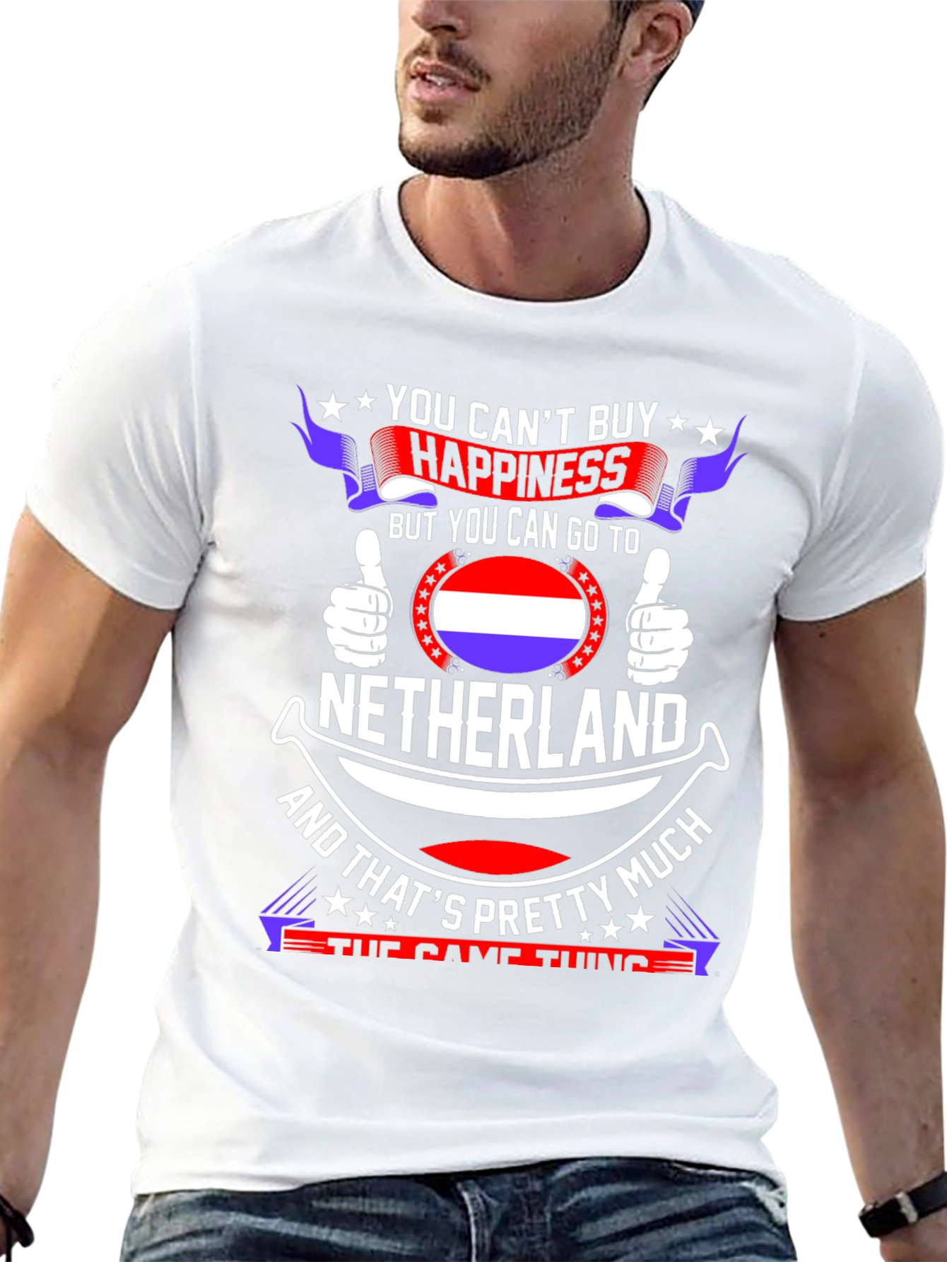 Netherlands T-Shirt - Happiness Destination Tee