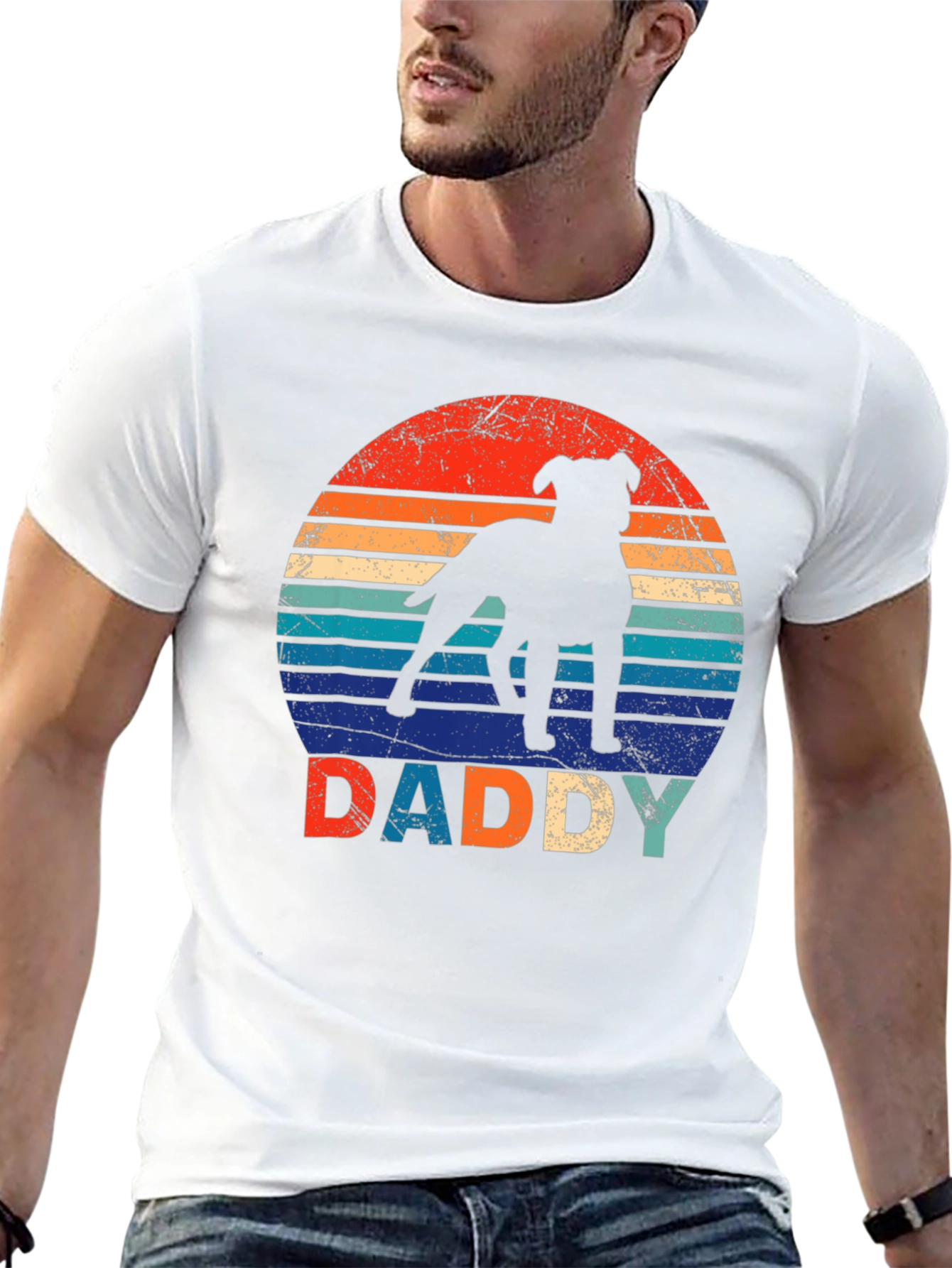 Retro Dog Daddy T-Shirt