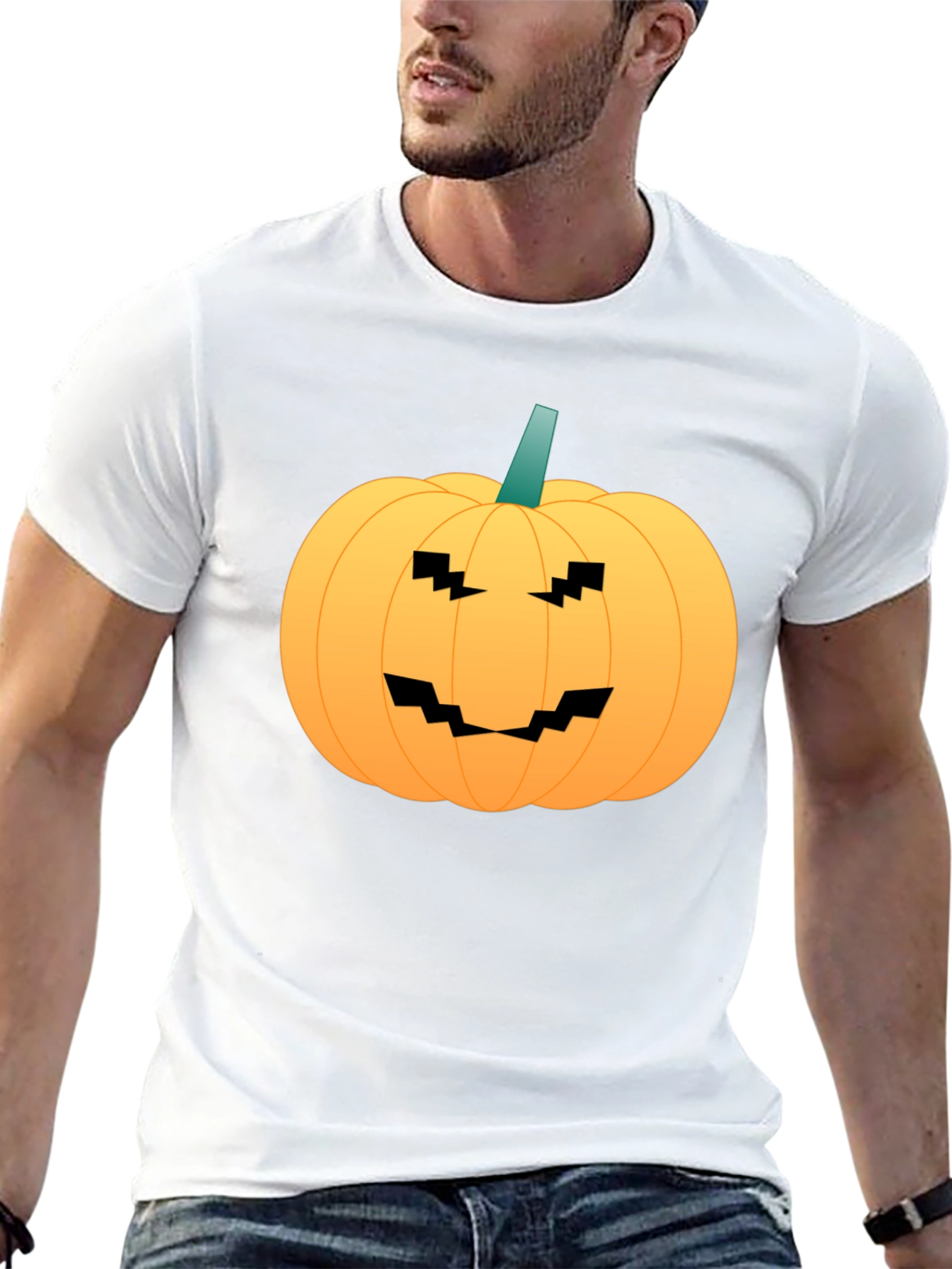Halloween Pumpkin Graphic T-Shirt