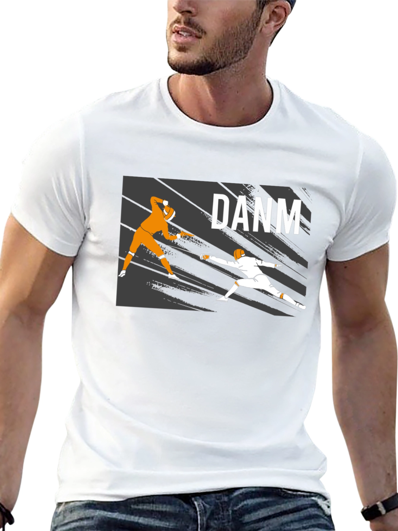 Fencing DANM Graphic T-Shirt