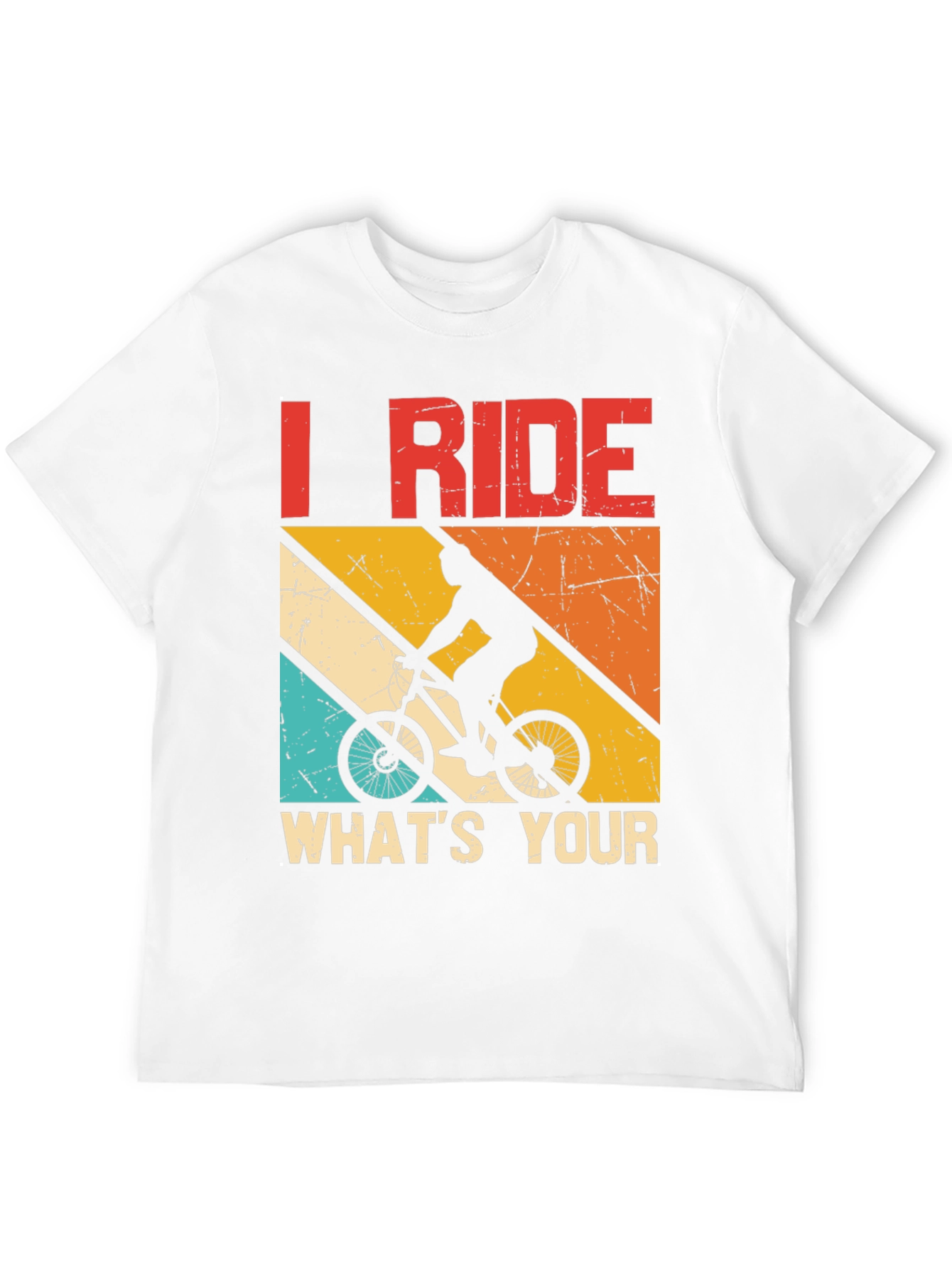 I Ride T-Shirt - Mountain Biking Tee