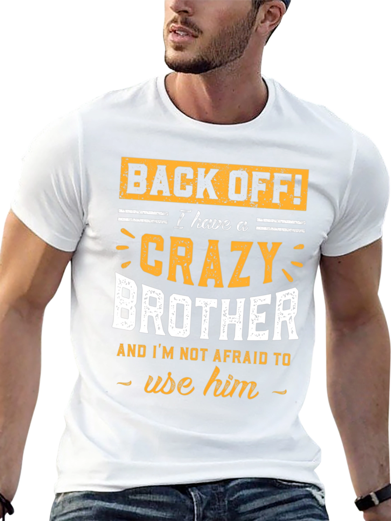 Back Off Crazy Brother Graphic Tee
