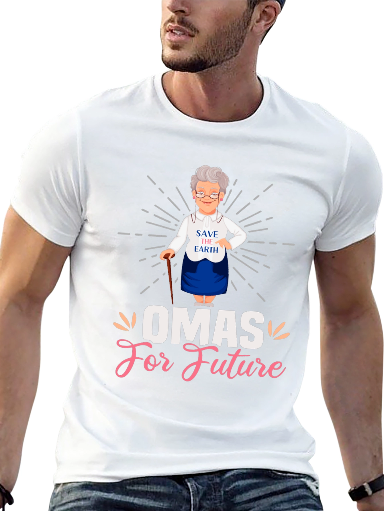 Omas for Future T-Shirt - Save the Earth