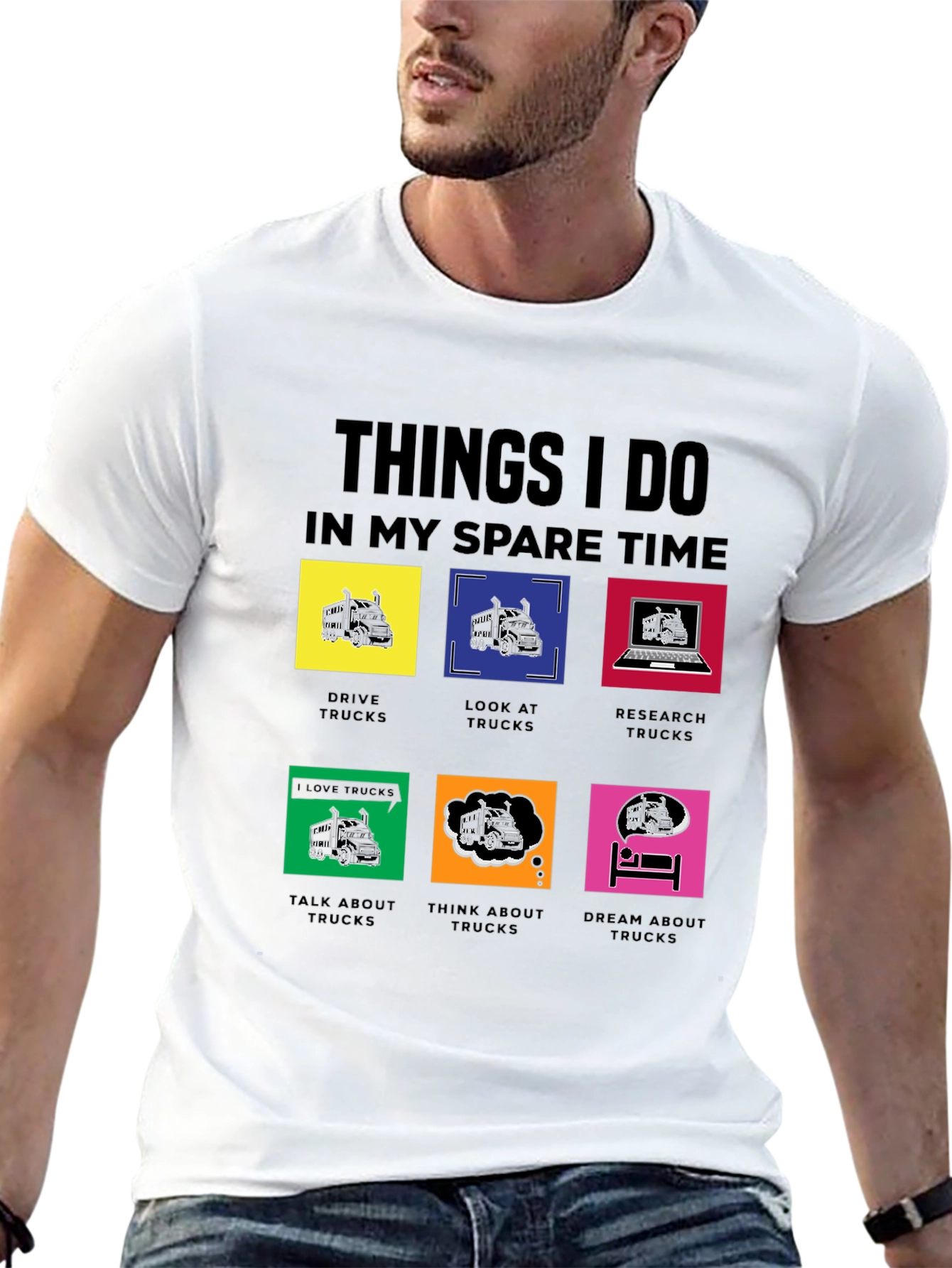 Trucking Hobby T-Shirt: Spare Time Activities