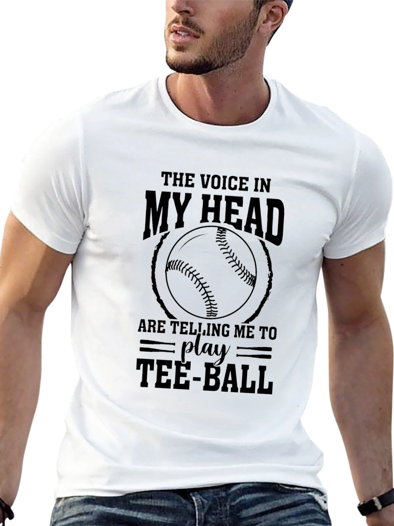 Tee-Ball Voice in My Head Graphic Tee
