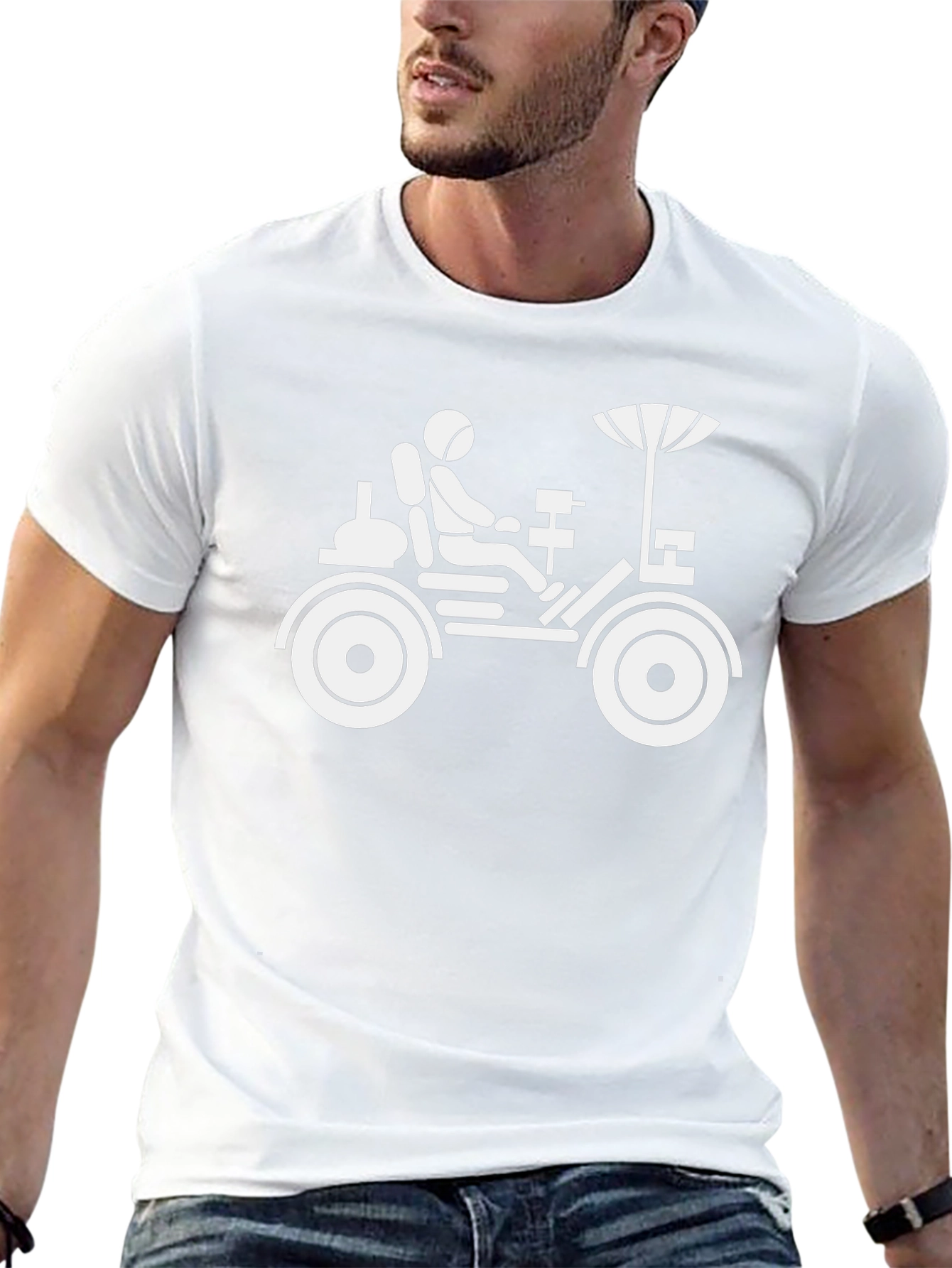 Lunar Rover T-Shirt - Space Exploration Apparel