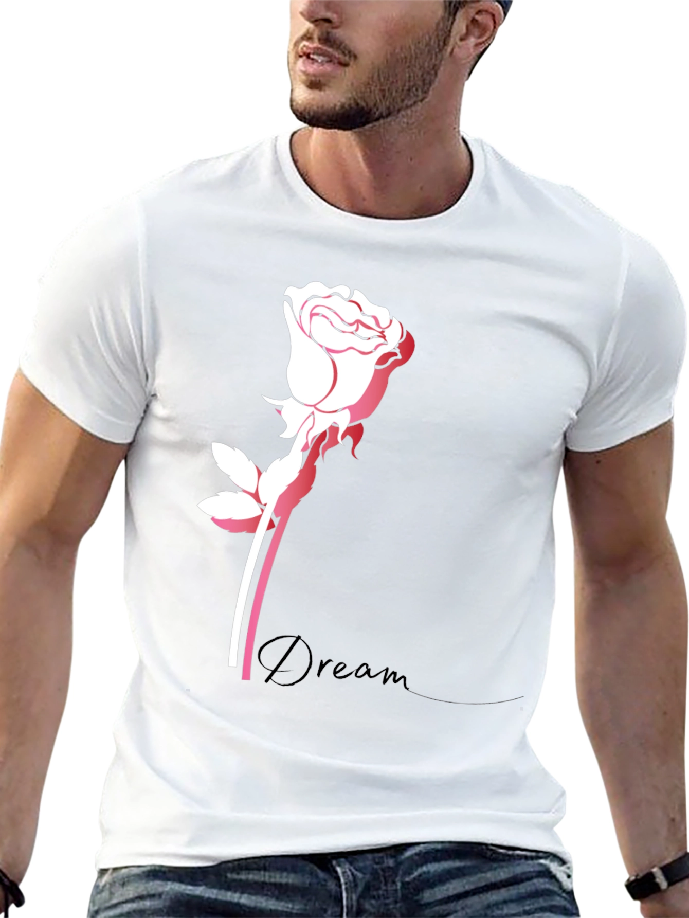 Dream Rose Black T-Shirt