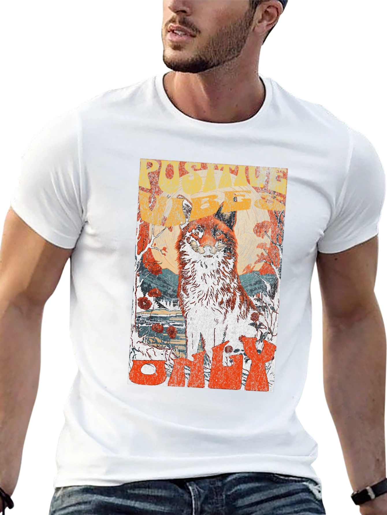 Fox Graphic Tee - Nature Inspired Unisex T-Shirt
