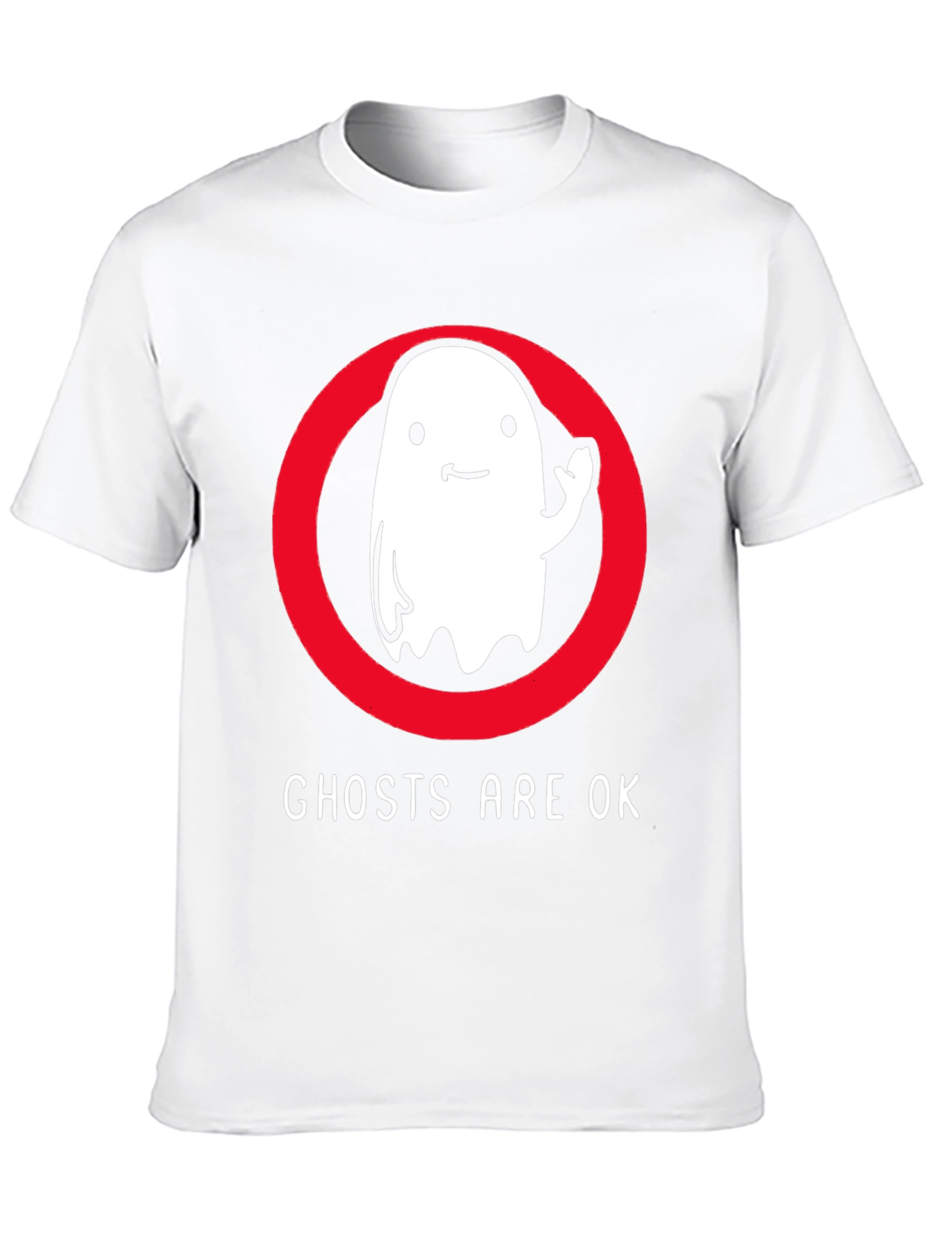 Ghosts Are OK T-Shirt - Fun Spooky Tee