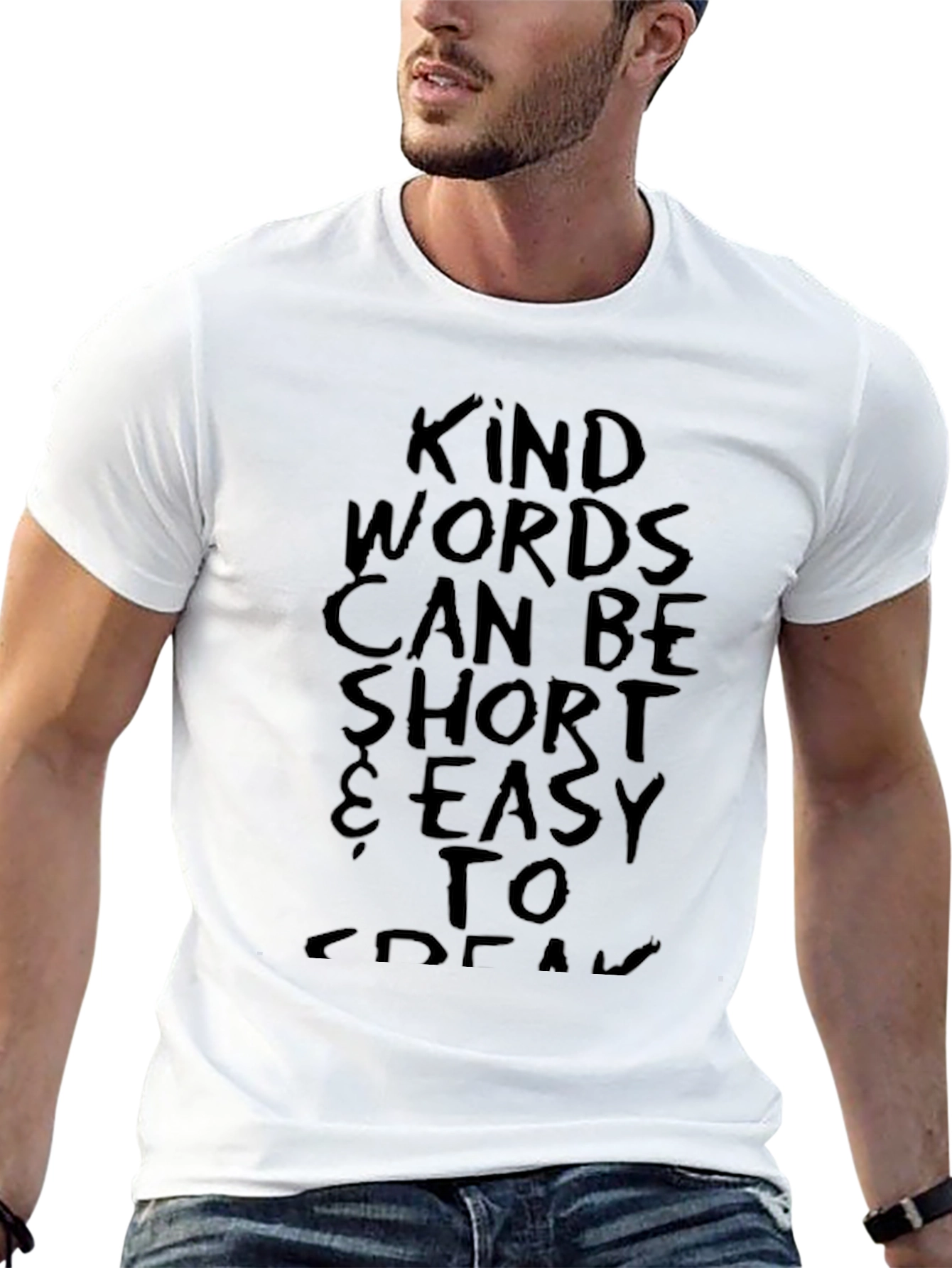 Kind Words Short Sleeve T-Shirt - Black