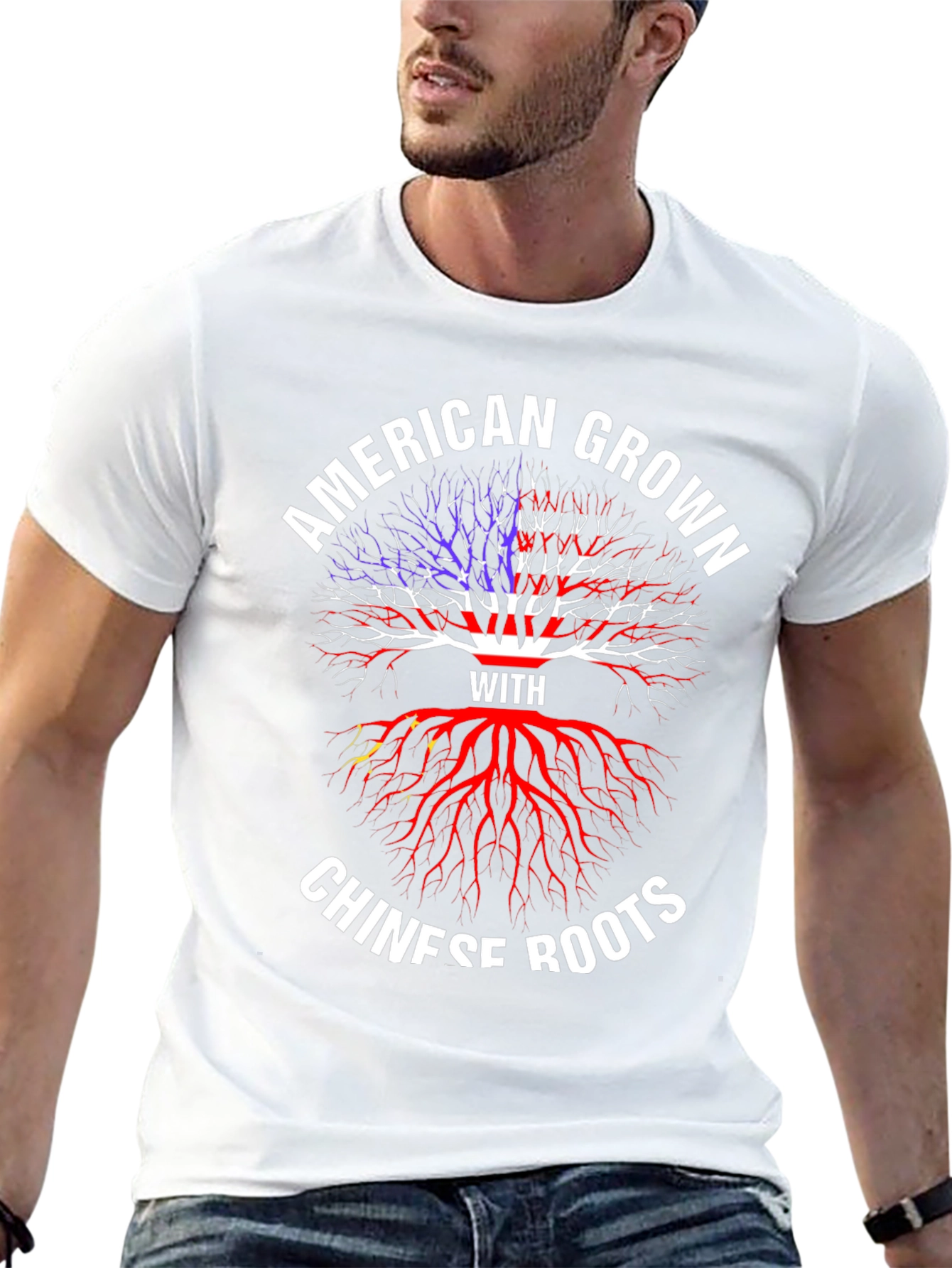 American Grown With Chinese Roots T-Shirt