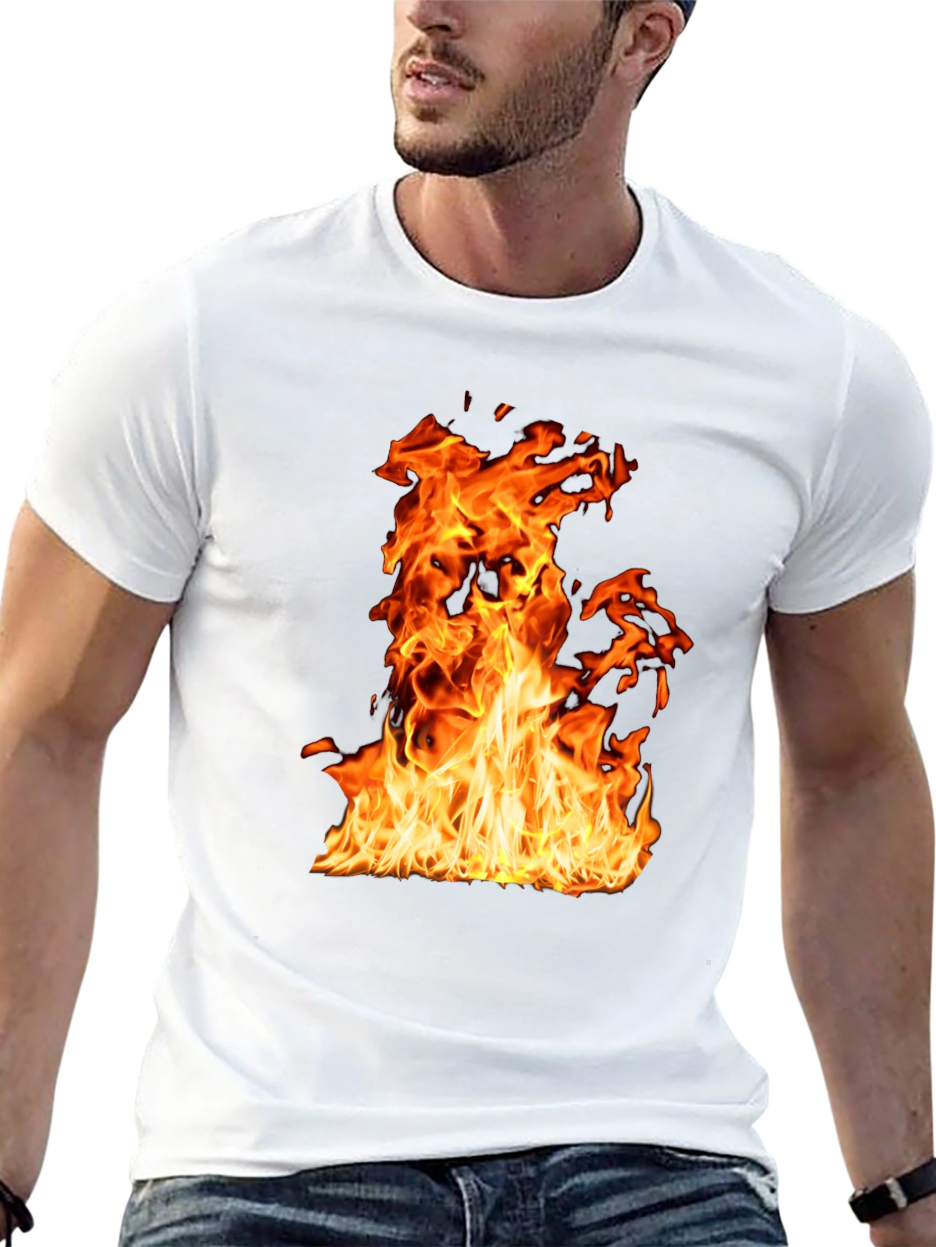 Flaming Hot Black T-Shirt