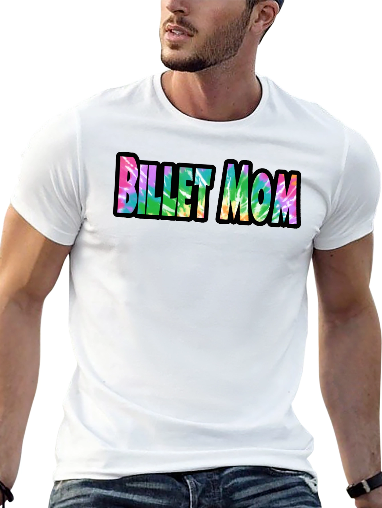 Billet Mom Tie Dye Graphic Tee