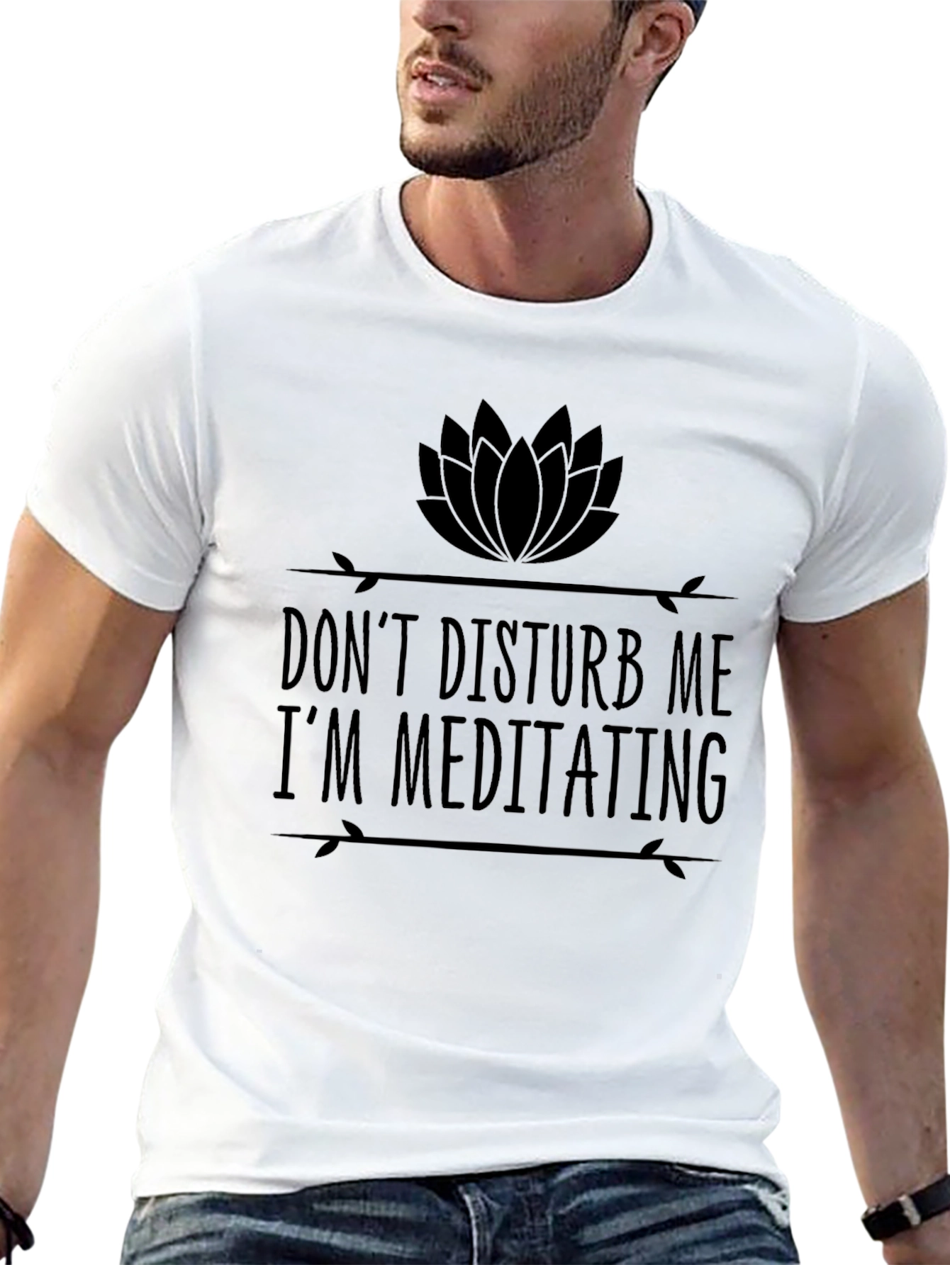 Meditation Graphic T-Shirt - Dont Disturb