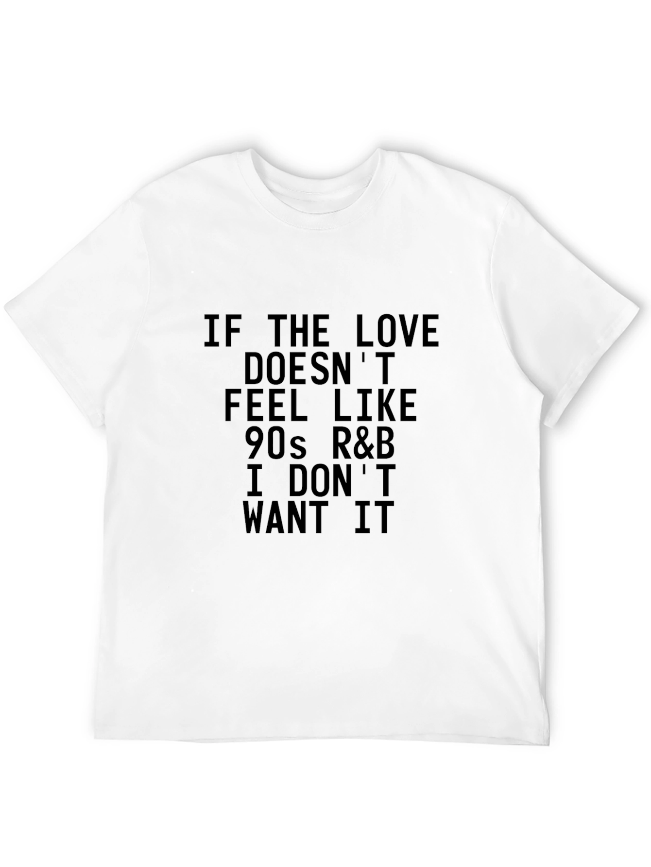 90s R&B Lover Tee - Black