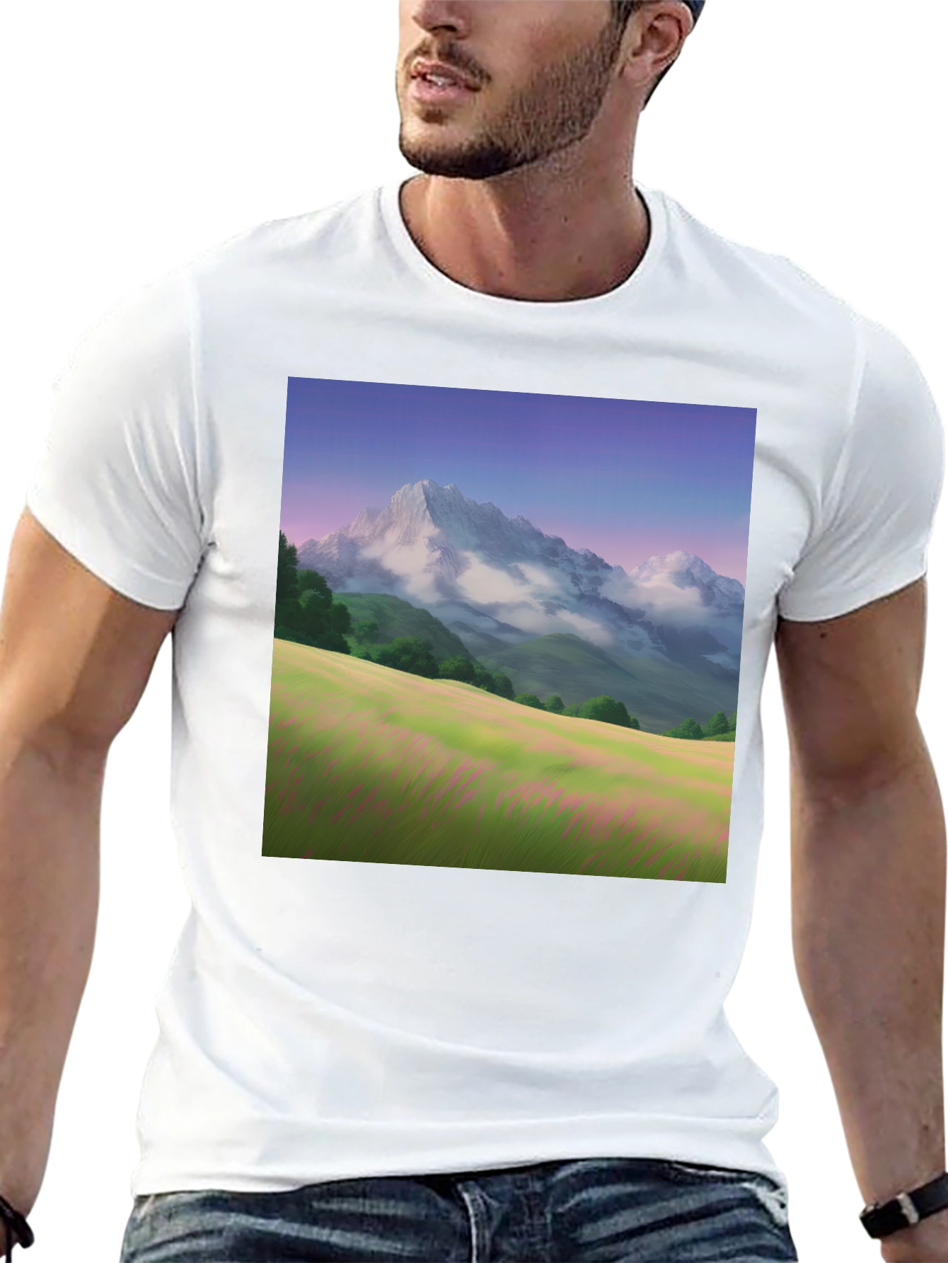 Mountain Meadow T-Shirt - Nature Scene