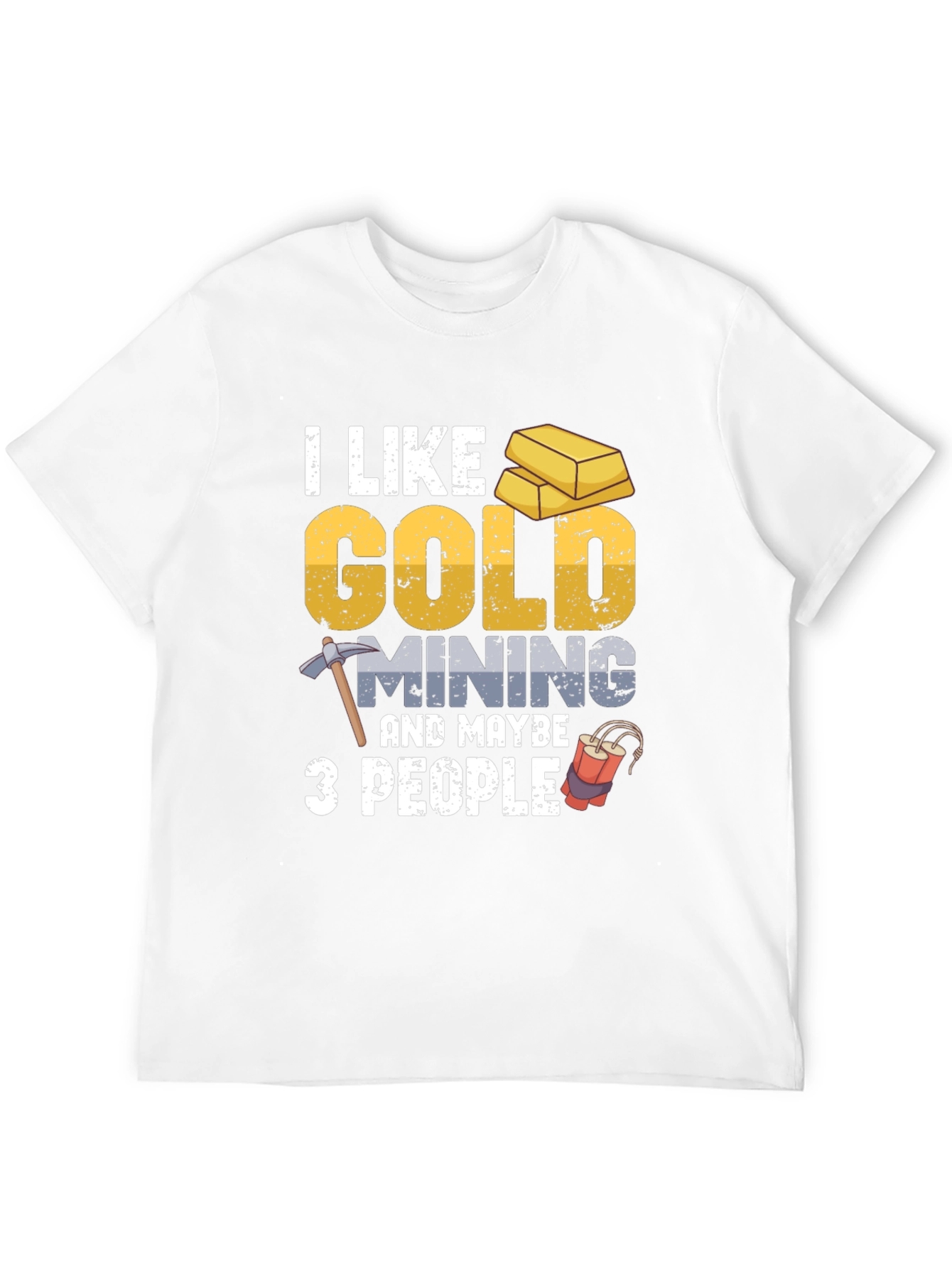 Gold Mining T-Shirt - Funny Graphic Tee