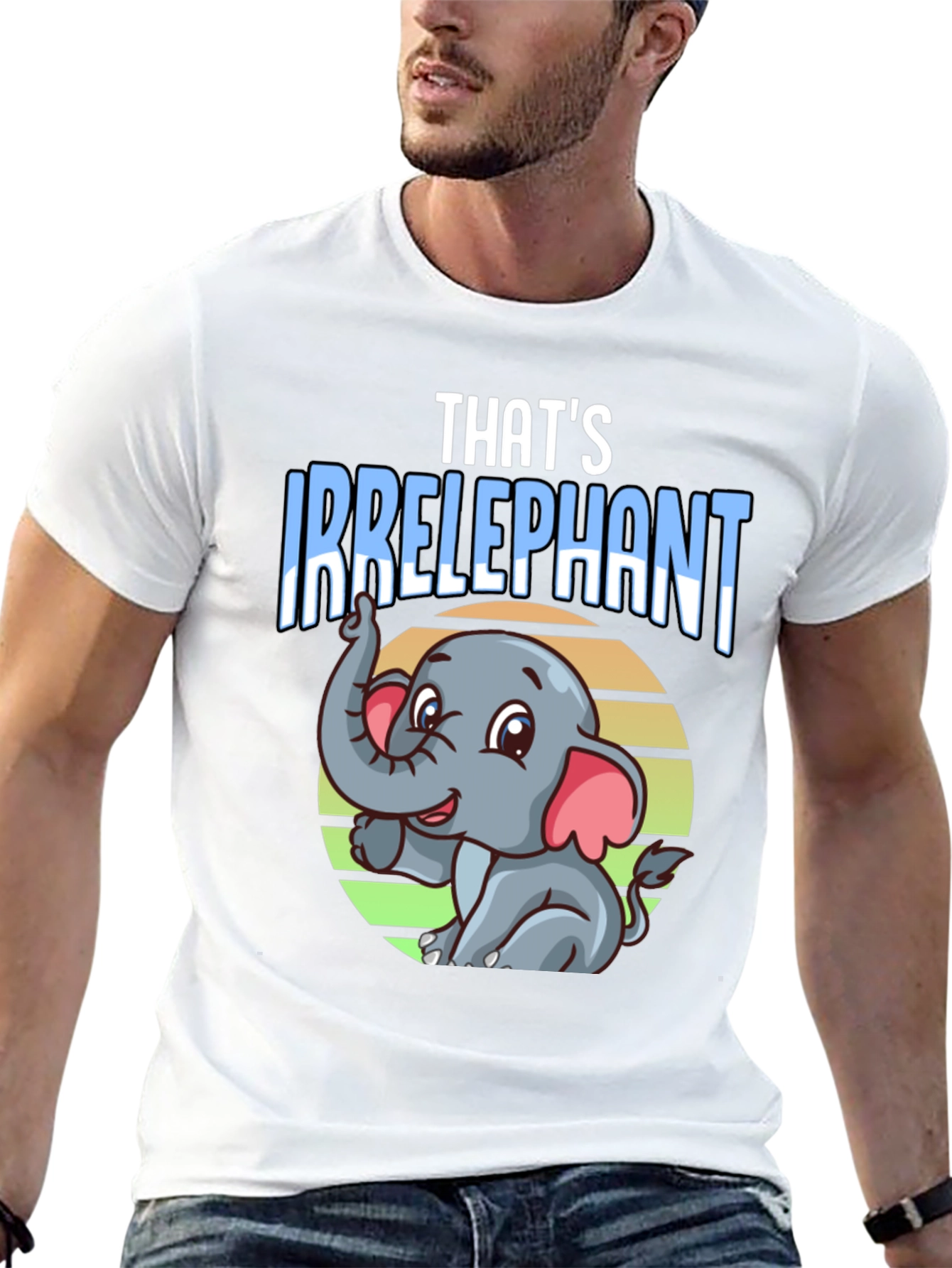 Thats Irrelephant Black T-Shirt