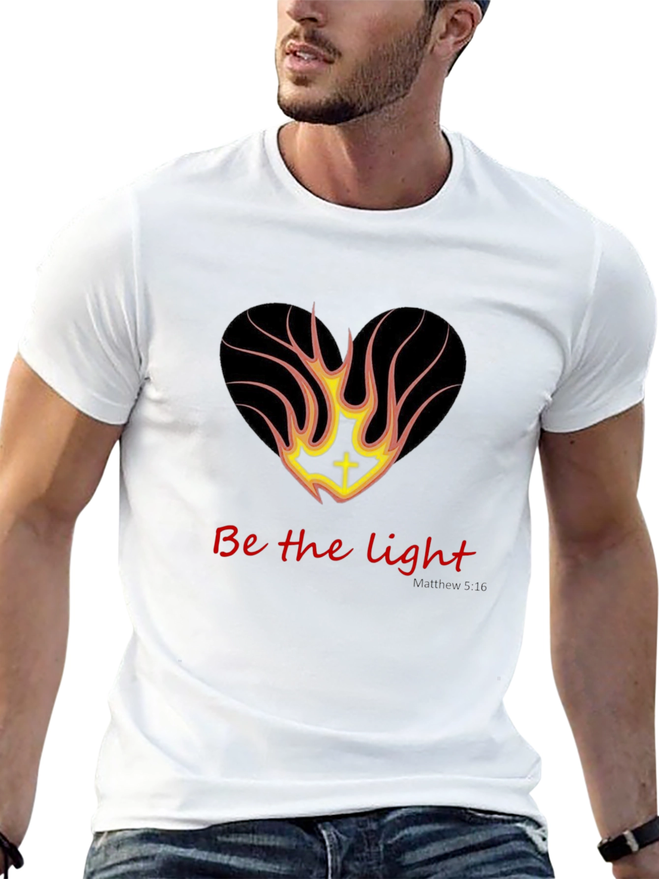 Be the Light Graphic Tee - Christian Inspired Design