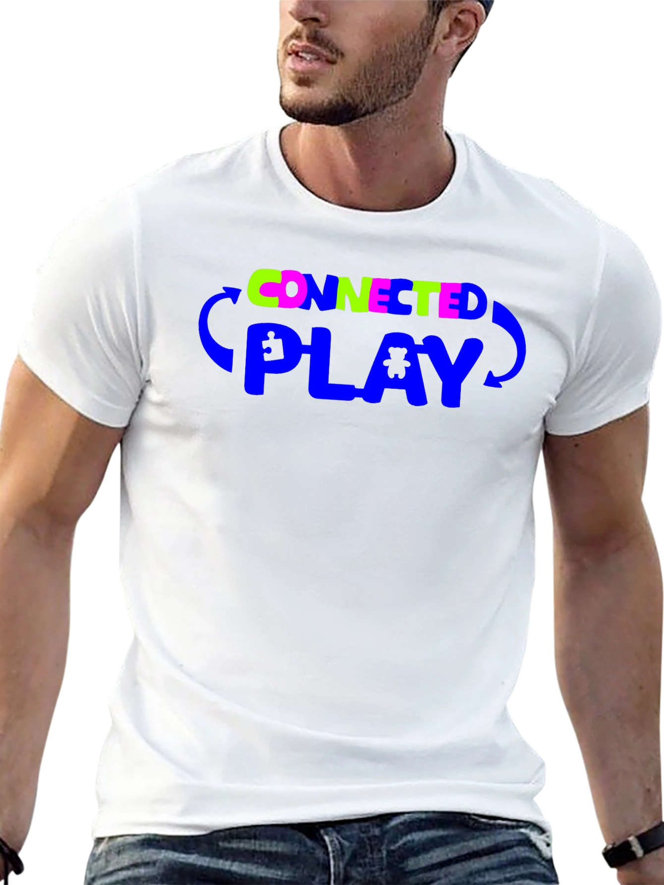 Connected Play Graphic Tee - Black