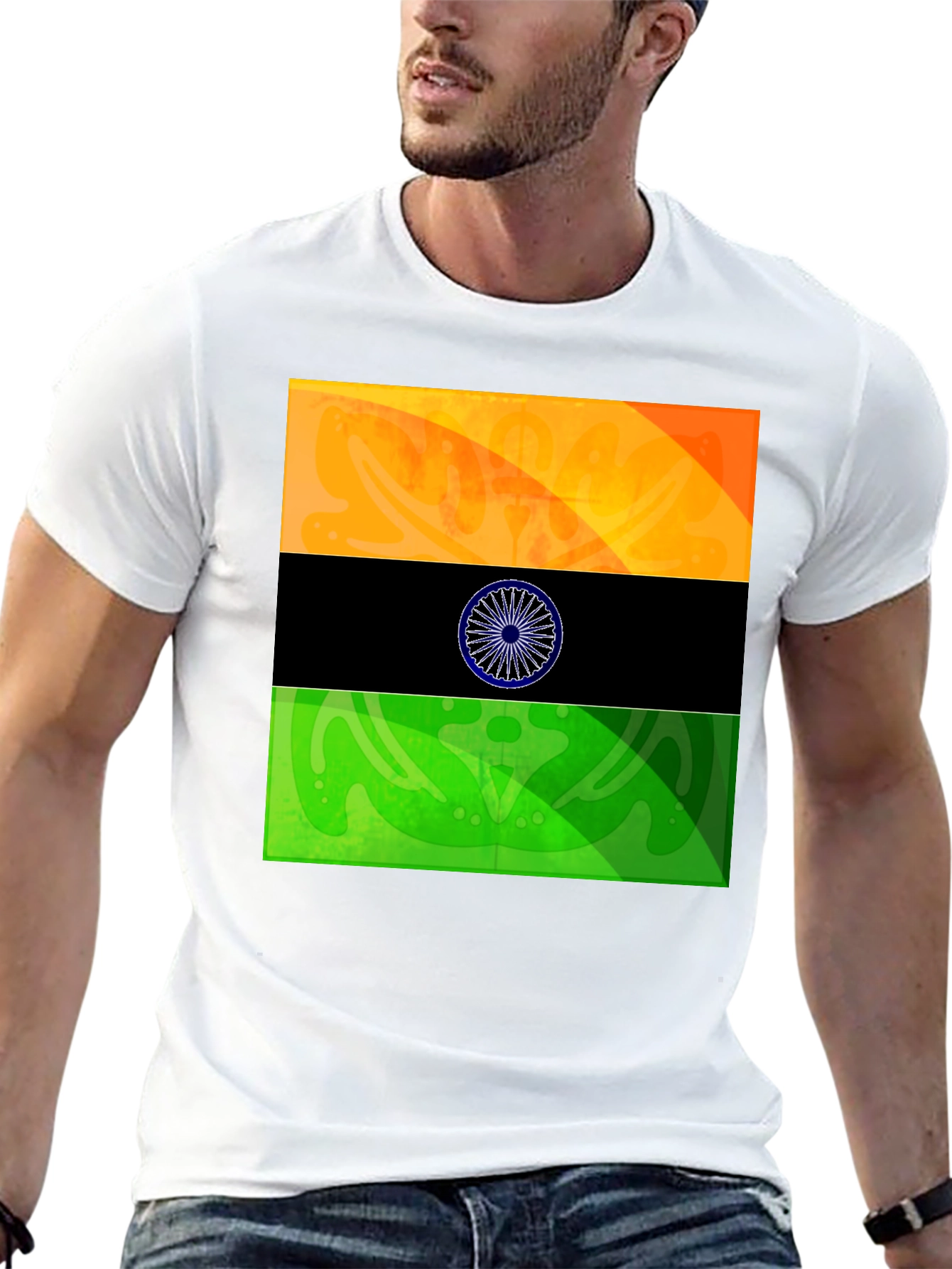 India Flag Graphic T-Shirt - Stylish Patriotic Tee