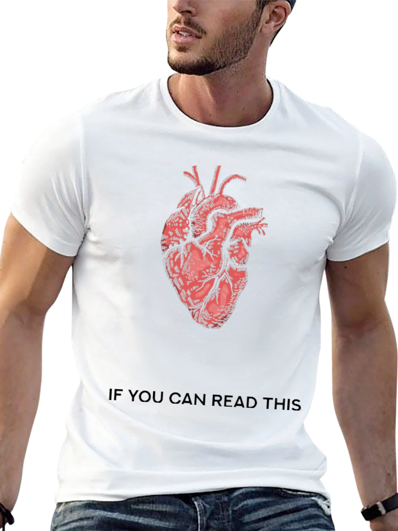 Anatomical Heart Black T-Shirt