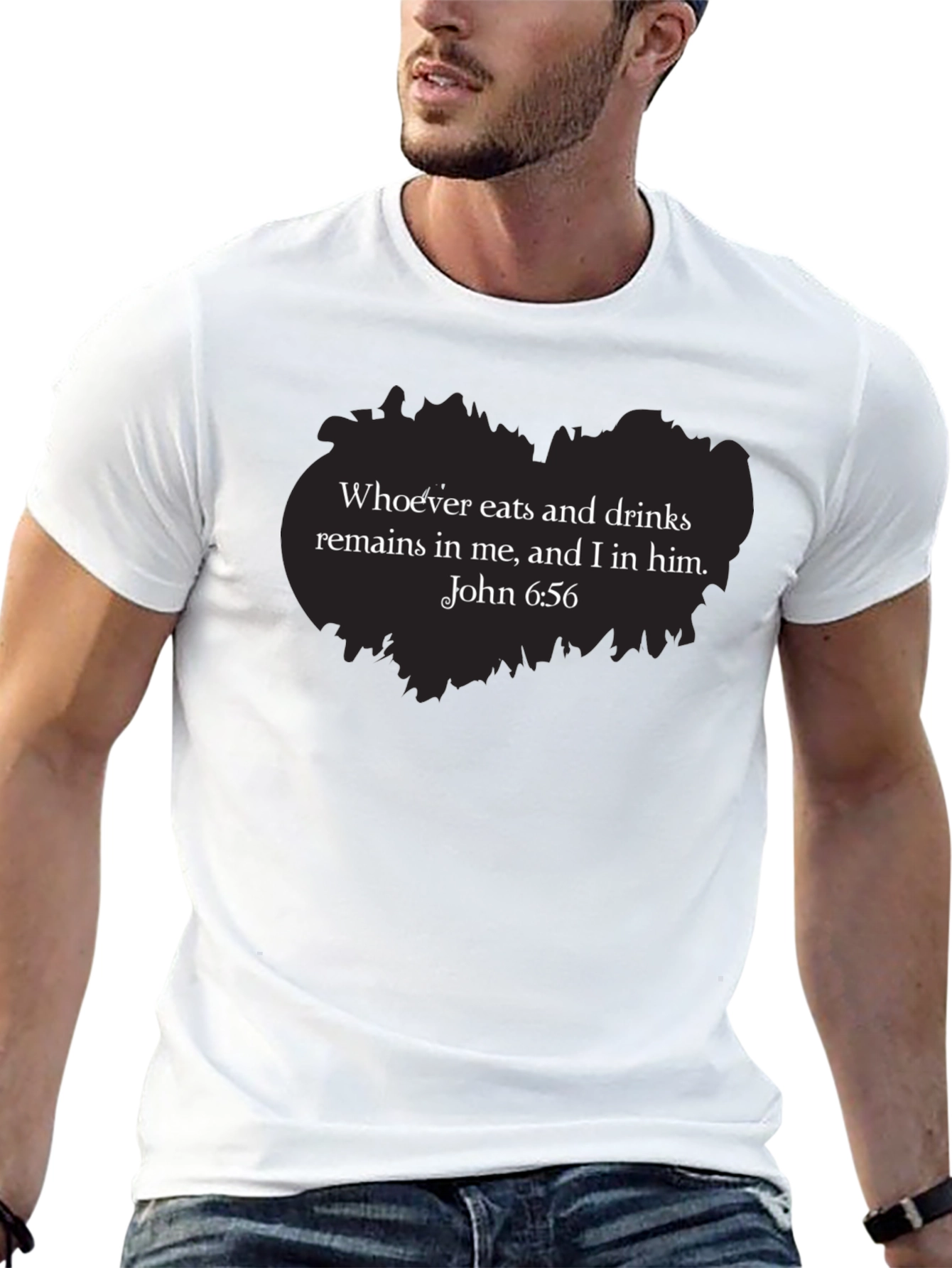 Faithful Verse Graphic Tee - John 6:56