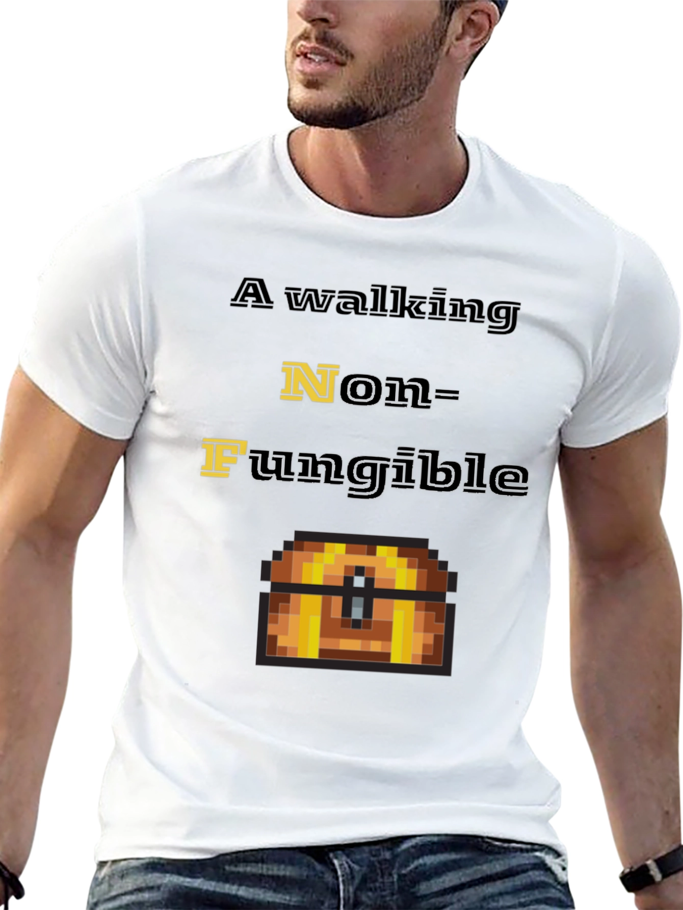 NFT Crypto T-Shirt - Non-Fungible Treasure Tee