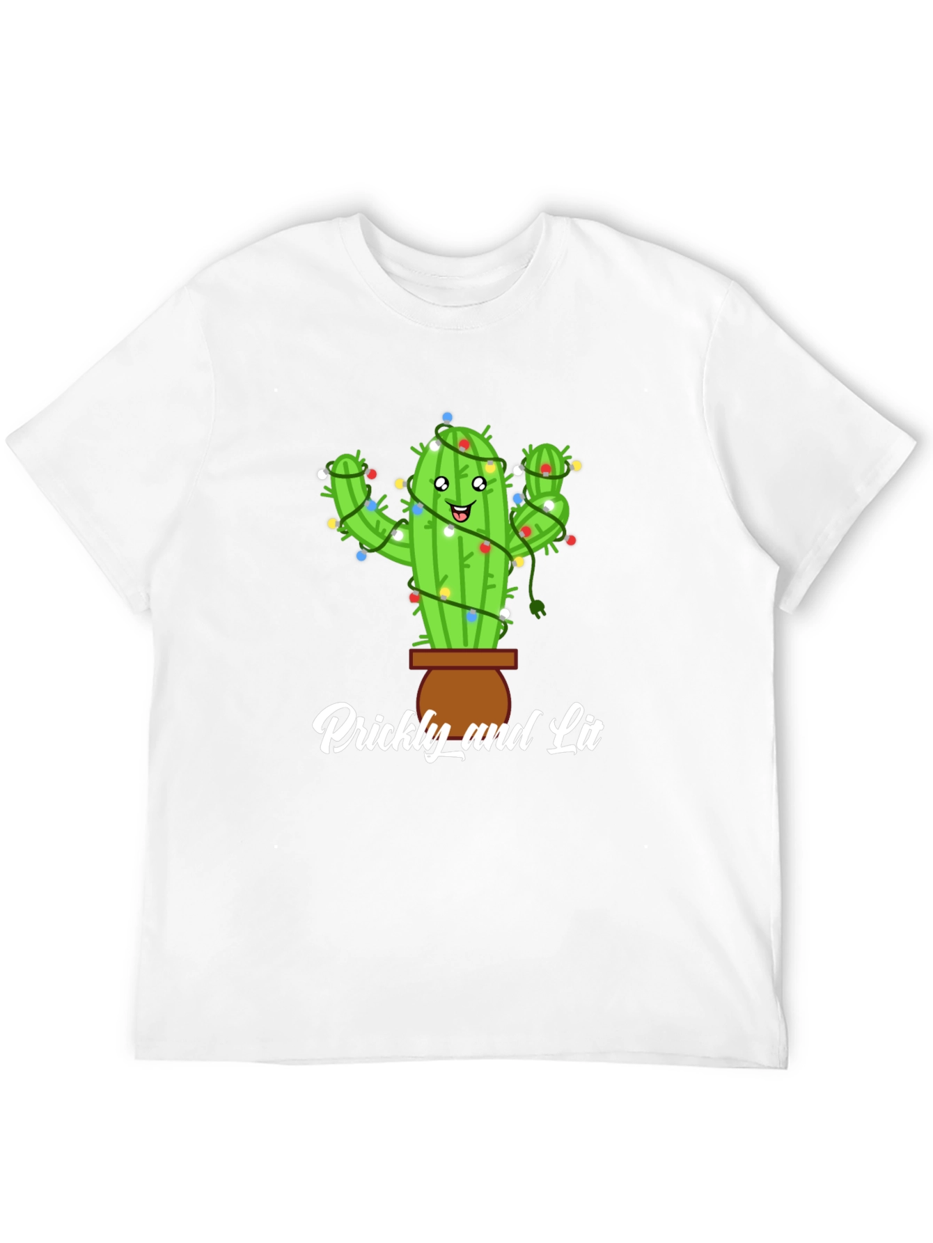 Prickly and Lit Cactus Graphic Tee