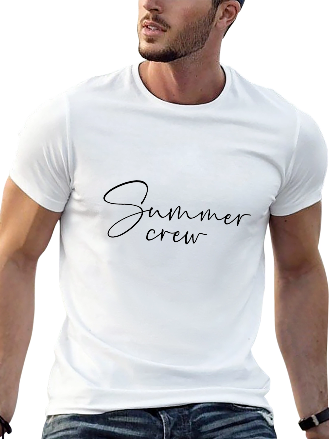 Summer Crew Black T-Shirt