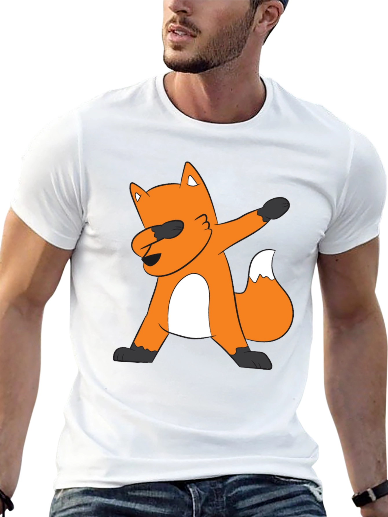 Dabbing Fox Graphic Tee - Cool & Trendy
