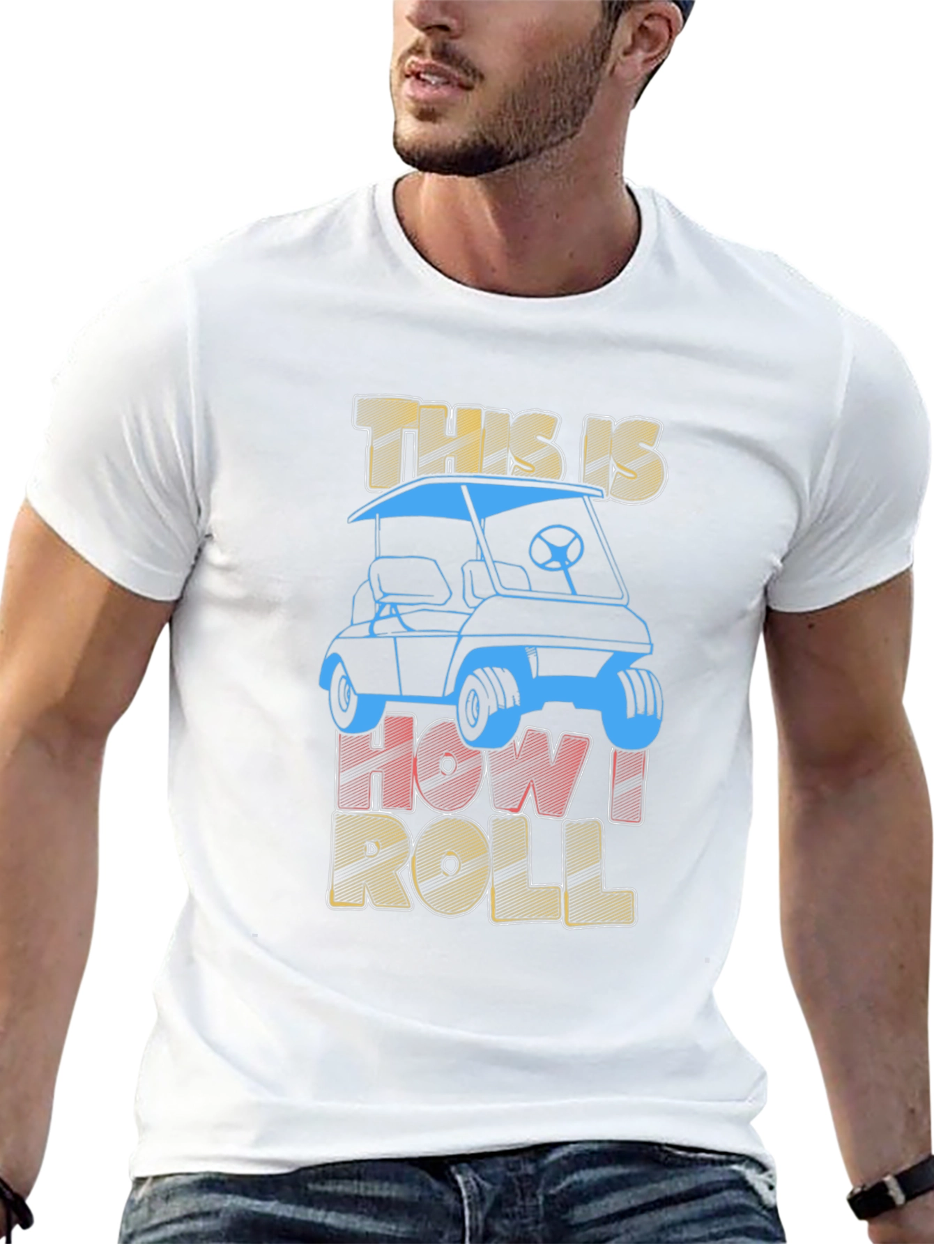 This is How I Roll Golf Cart T-Shirt